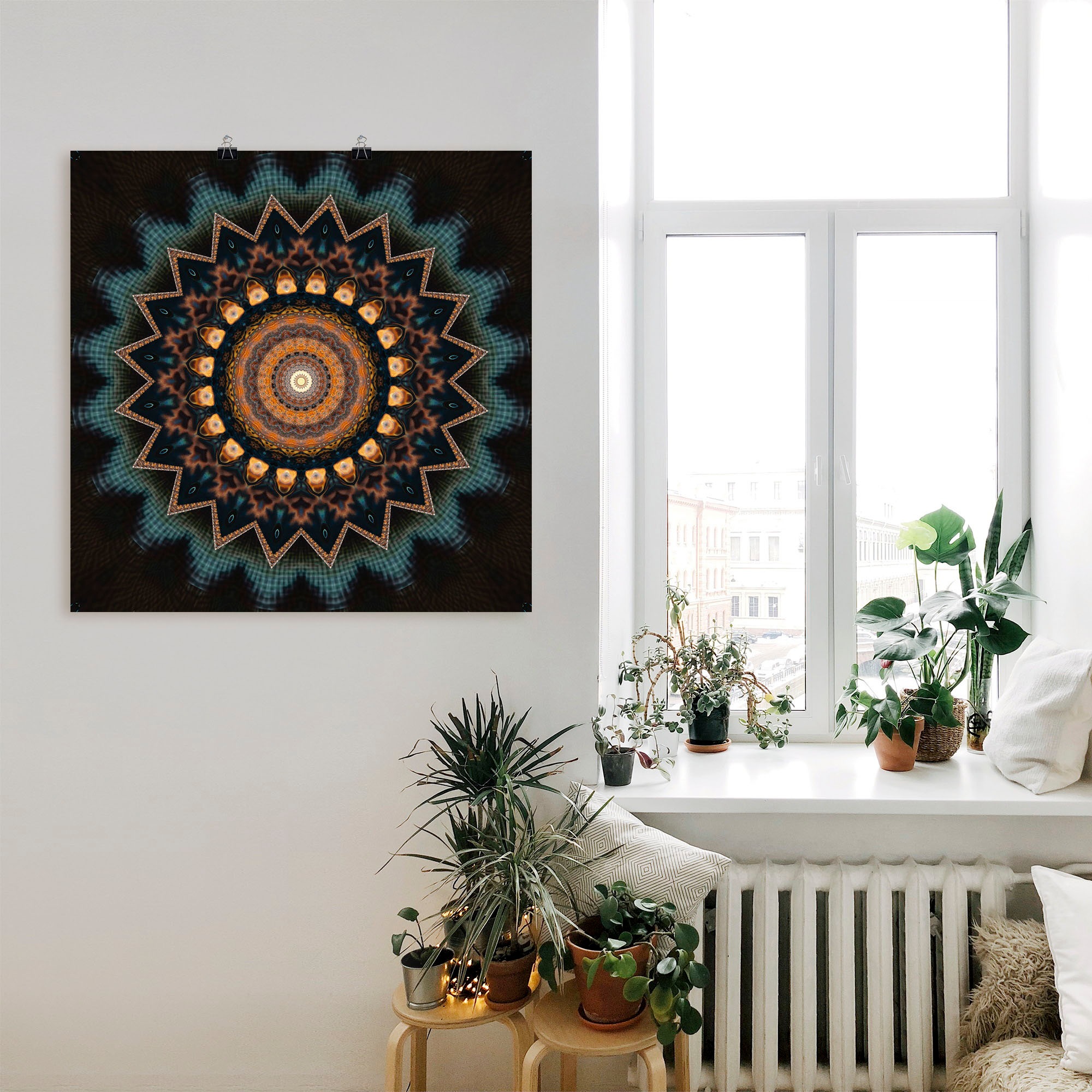 Artland Wandbild "Mandala kosmisches Bewusstsein", Muster, (1 St.), als Alu günstig online kaufen