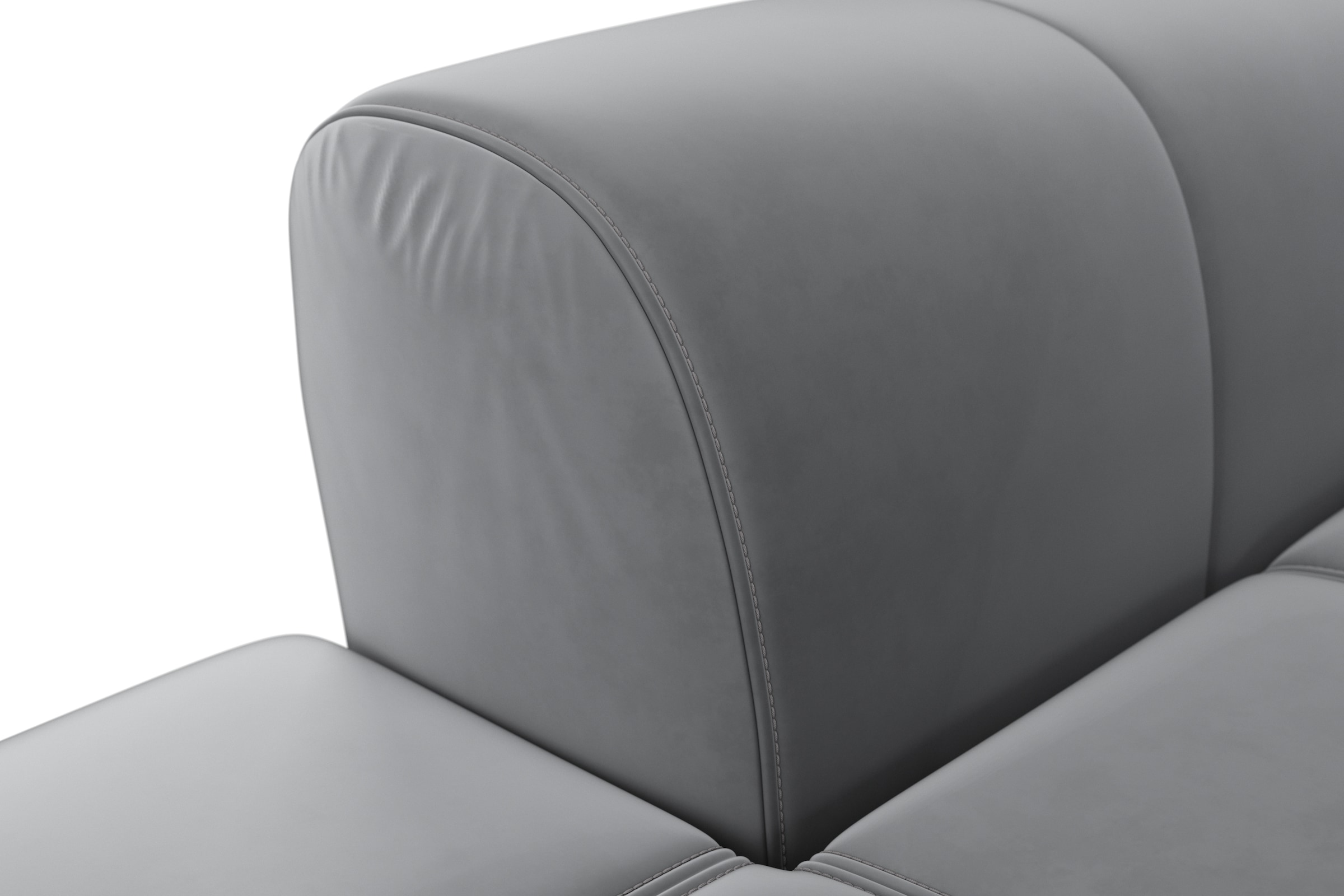 sit&more Ecksofa »Bendigo L-Form«, inklusive Sitztiefenverstellung, Bodenfreiheit 12 cm, in 2 Fußfarben