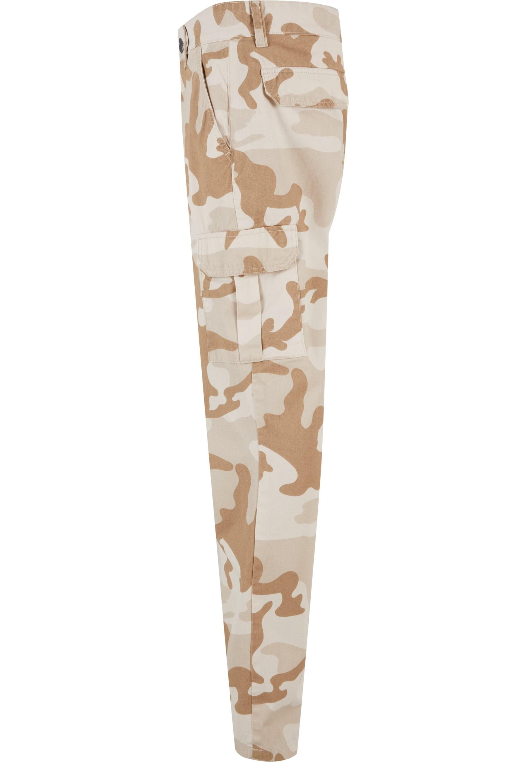 URBAN CLASSICS Cargohose »Urban Classics Herren Straight Leg Camo Cargo Pants«, (1 tlg.)
