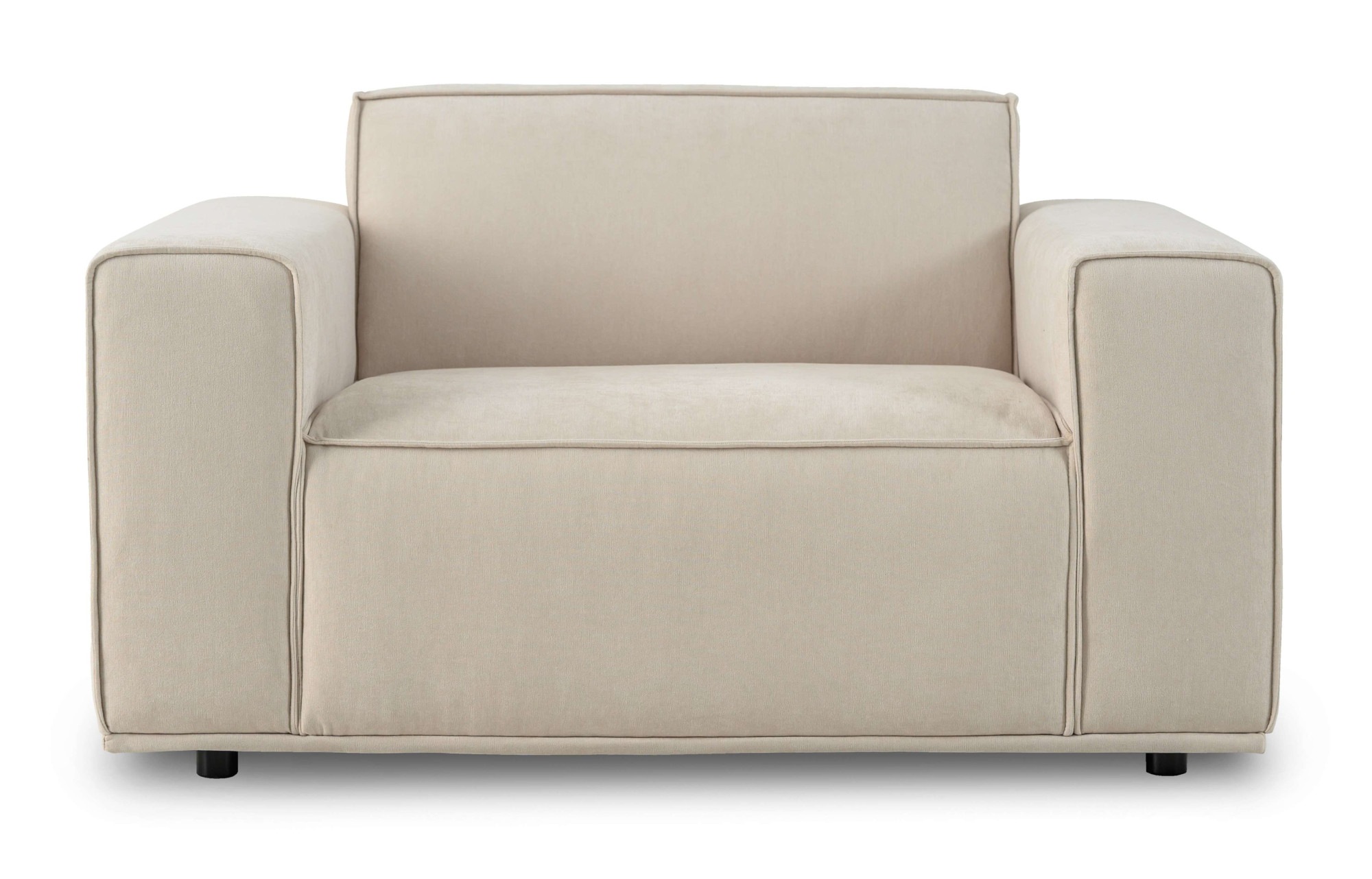 Home affaire Loveseat "Avelin, 1.5 Sitzer, 140 cm, Chenille, Struktur-Boucl günstig online kaufen