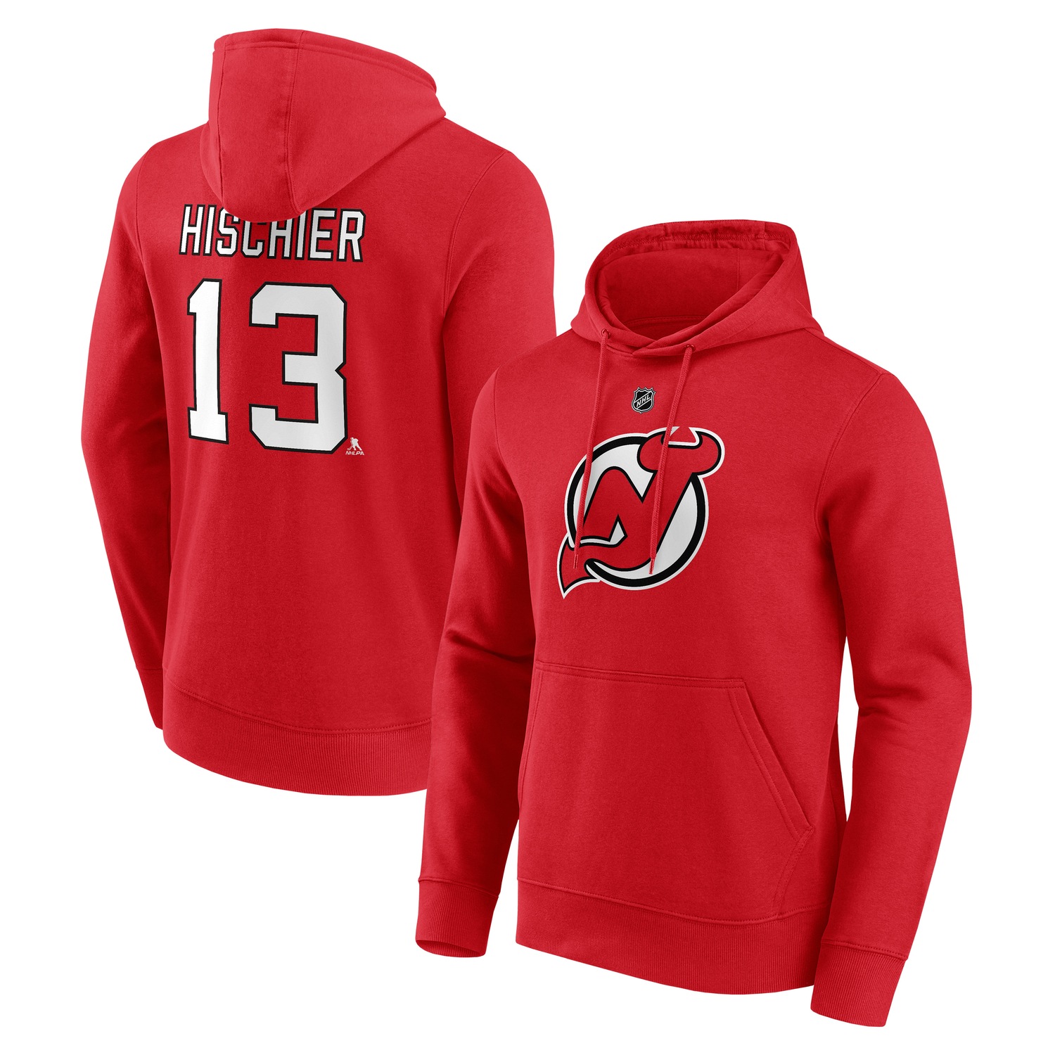 Fanatics Kapuzenpullover "Fanatics Hoodie New Jersey Devils Graphic Nico Hischier 13"