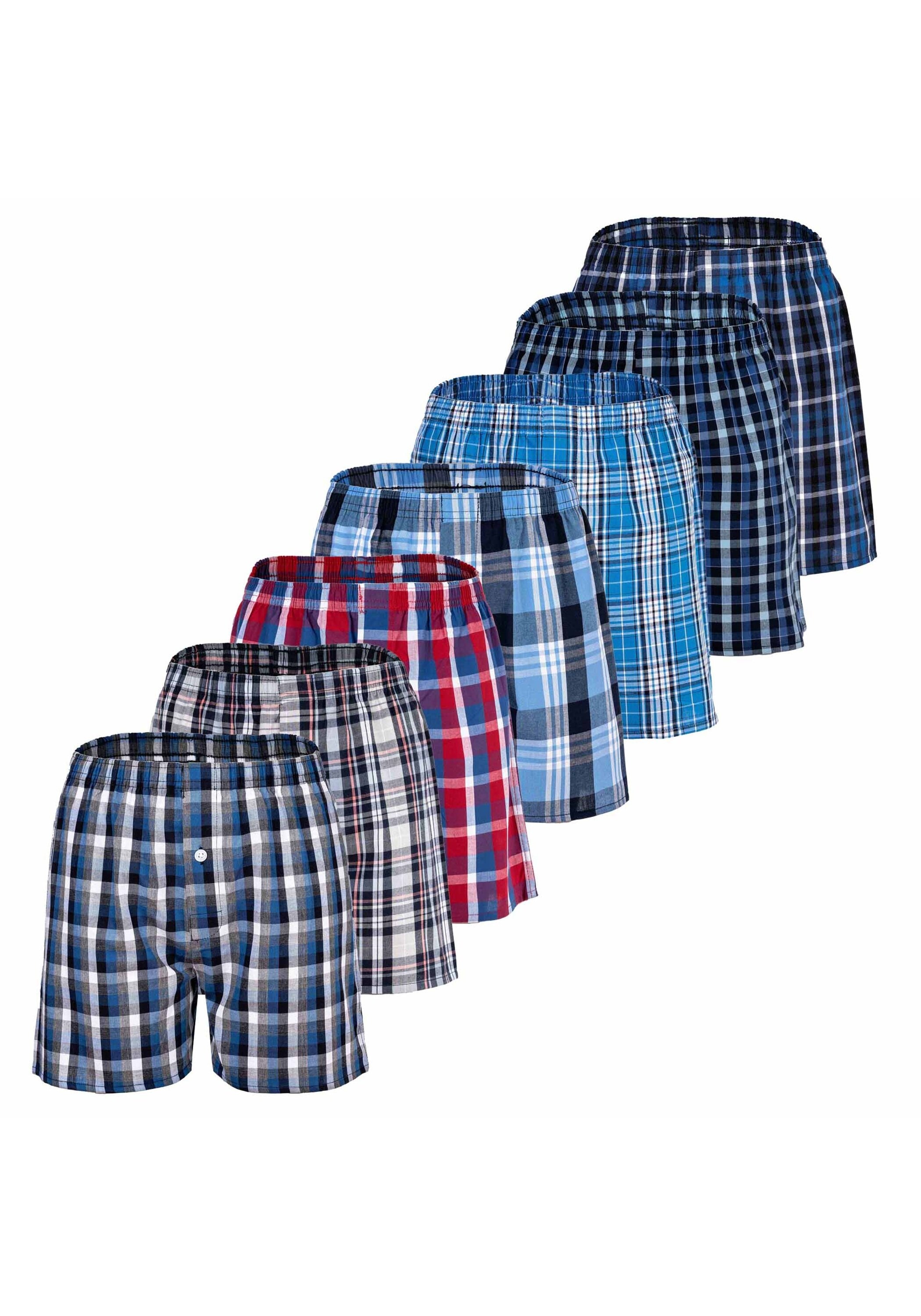 YOURBASICS Webboxer "Web-Boxershorts 7er Pack"