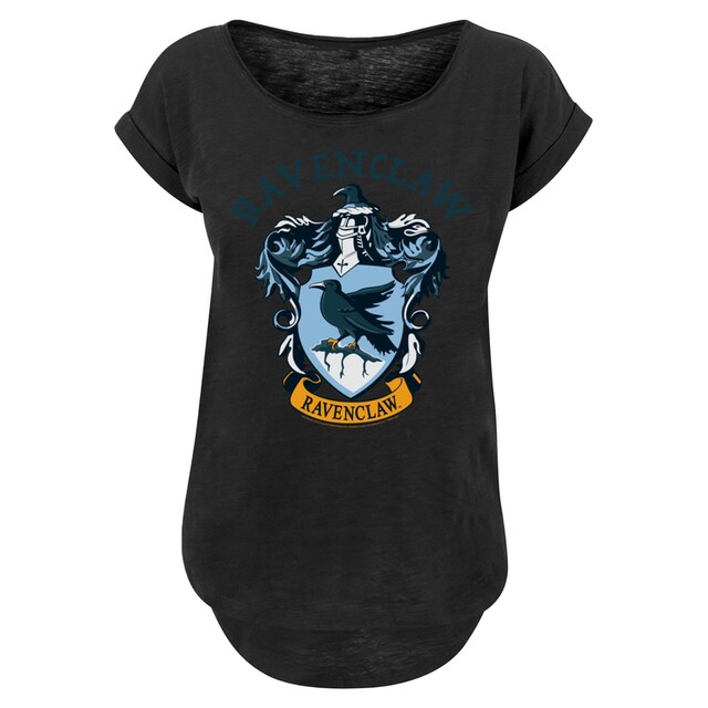F4NT4STIC Kurzarmshirt »Damen Harry Potter Ravenclaw Crest with Ladies Long  Slub Tee«, (1 tlg.) bestellen | BAUR