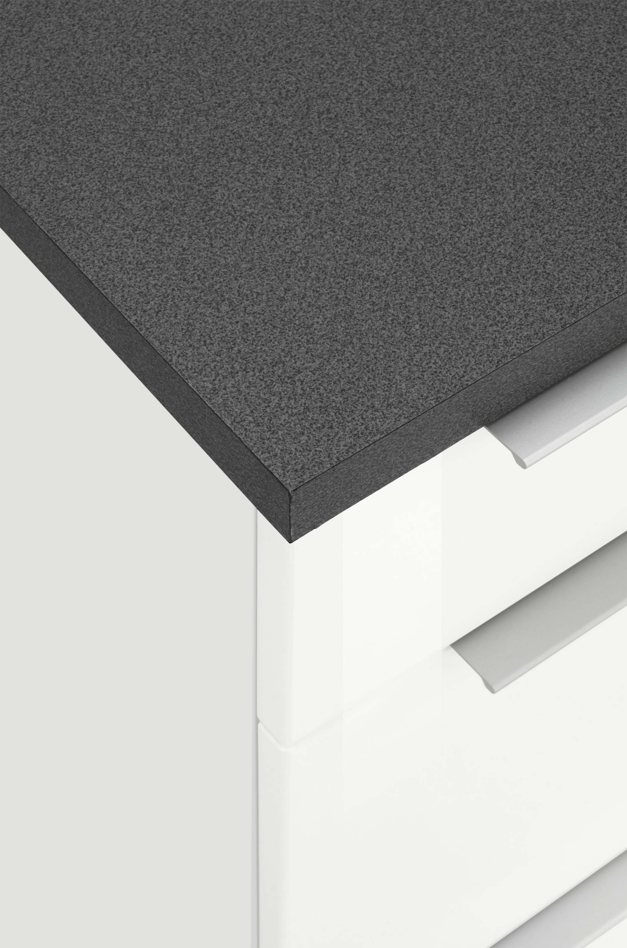 KOCHSTATION Küchenzeile »KS-Brindisi Breite 340 cm« wahlweise mit E-Geräten und Induktion, mit MDF-Fronten und Regal