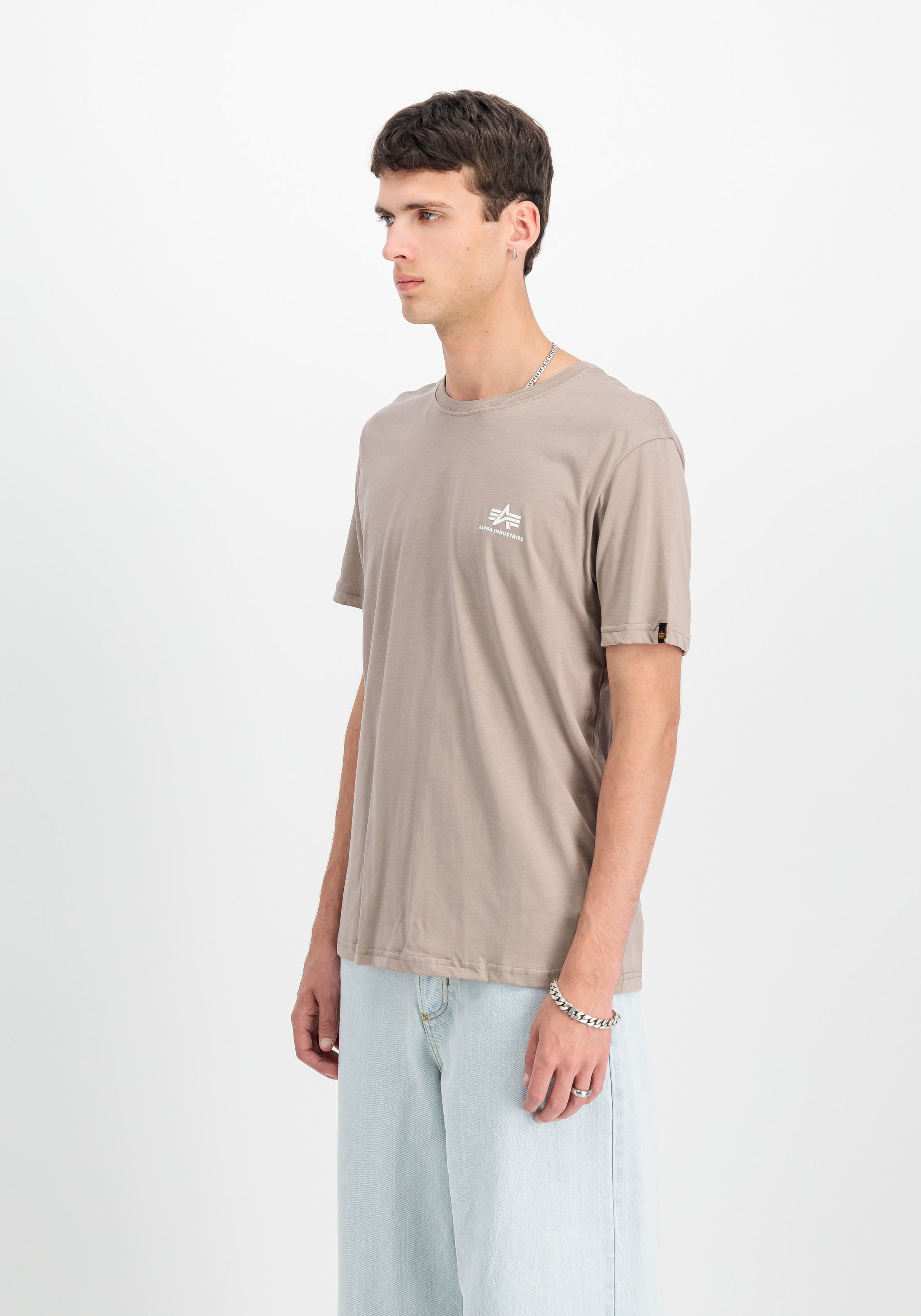 Alpha Industries "BASIC T SMALL LOGO" Baumwolle, regular fit günstig online kaufen