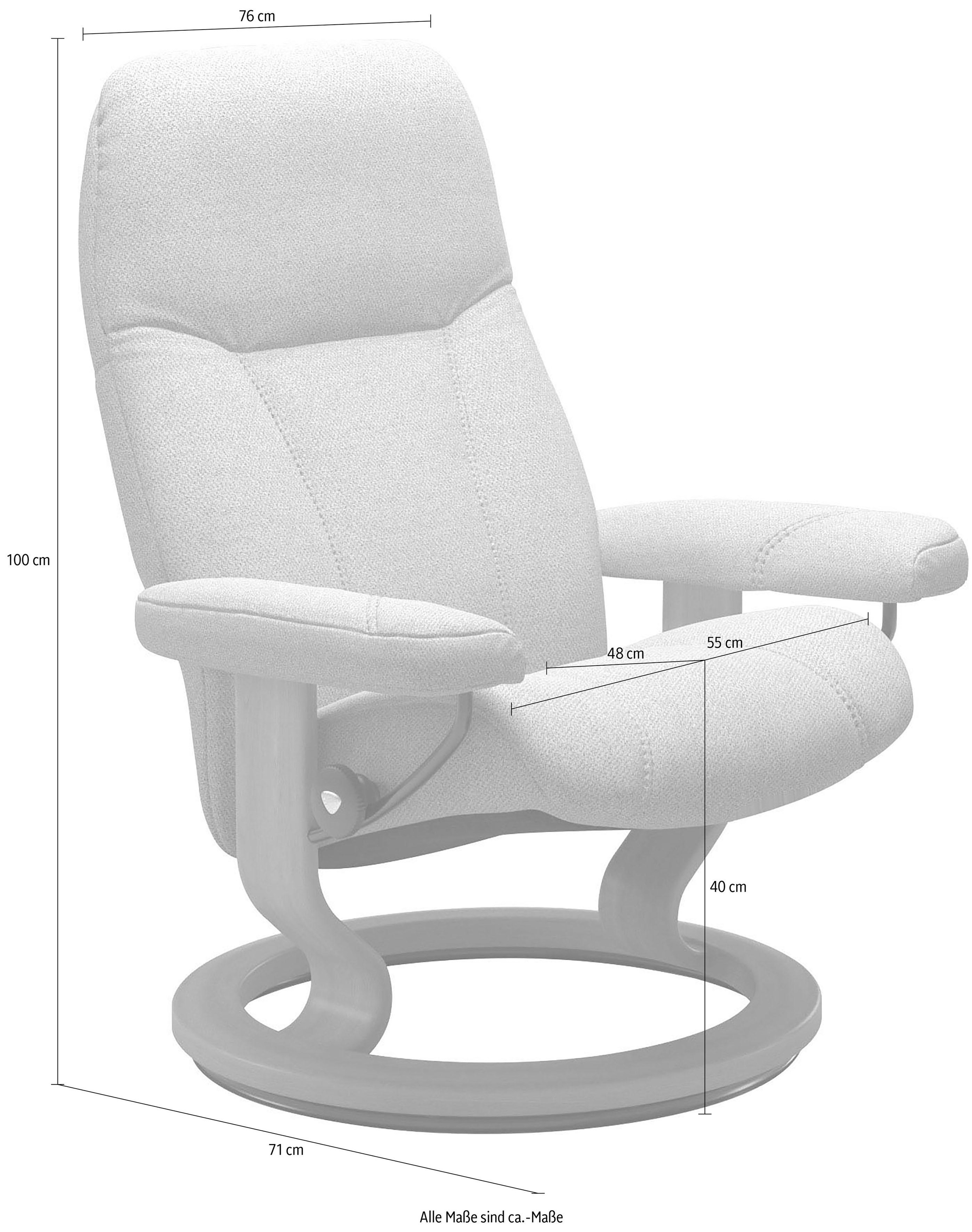 Stressless Relaxsessel "Consul", mit Classic Base, Größe M, Gestell Eiche günstig online kaufen