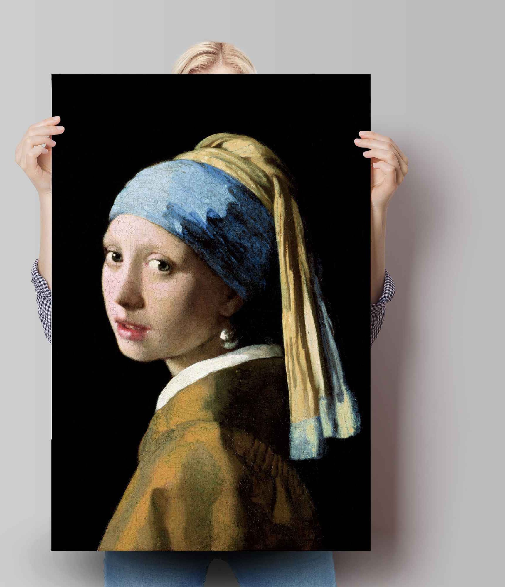 Reinders! Poster »Poster Das Mädchen mit dem Perlenohrgehänge Jan Vermeer«, Menschen, (1 St.)