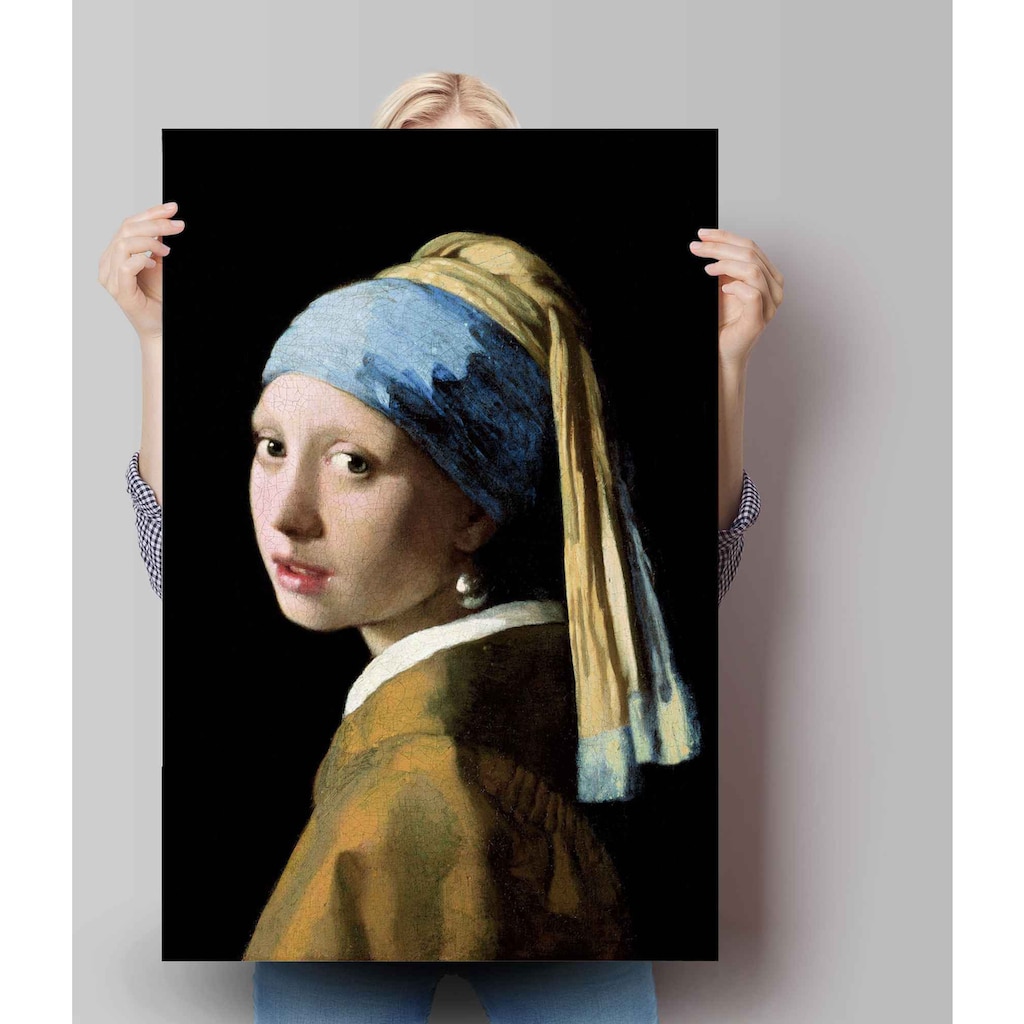 Reinders! Poster »Poster Das Mädchen mit dem Perlenohrgehänge Jan Vermeer«, Menschen, (1 St.)