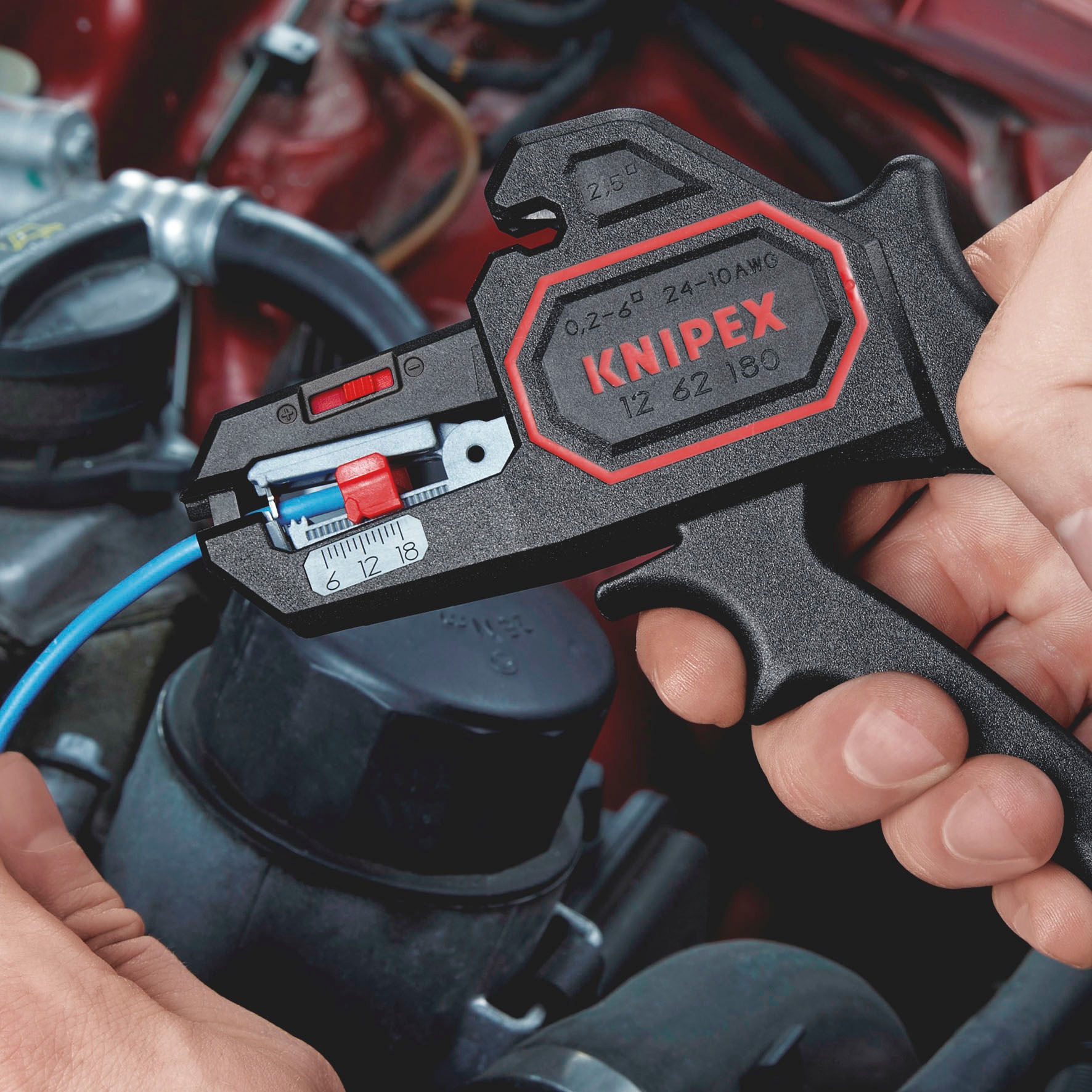 Knipex Abisolierzange »12 62 180«, (1 tlg.), automatisch, 180 mm
