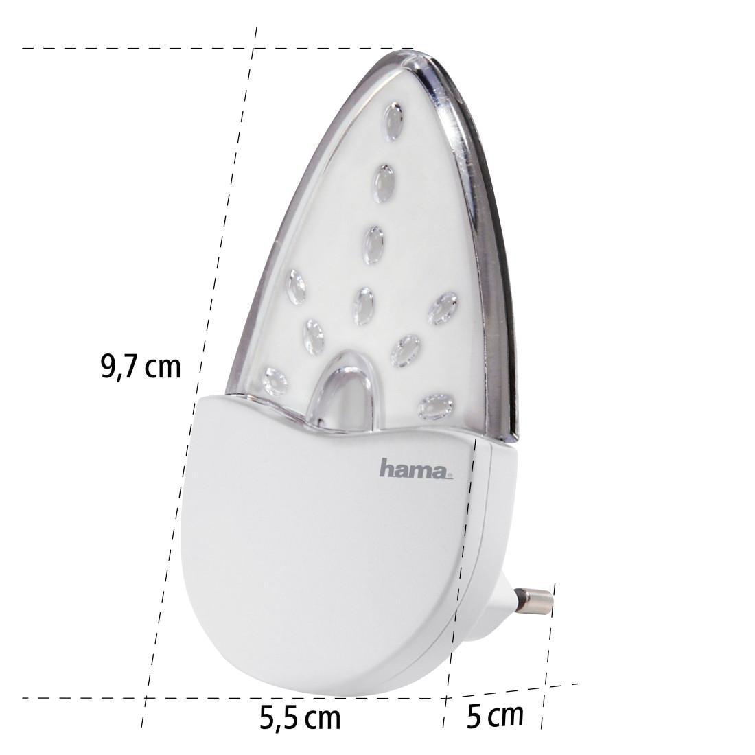 Hama LED Nachtlicht »Nachtlampe Steckdose für Baby, Kinder, Schlafzimmer, Bernstein«