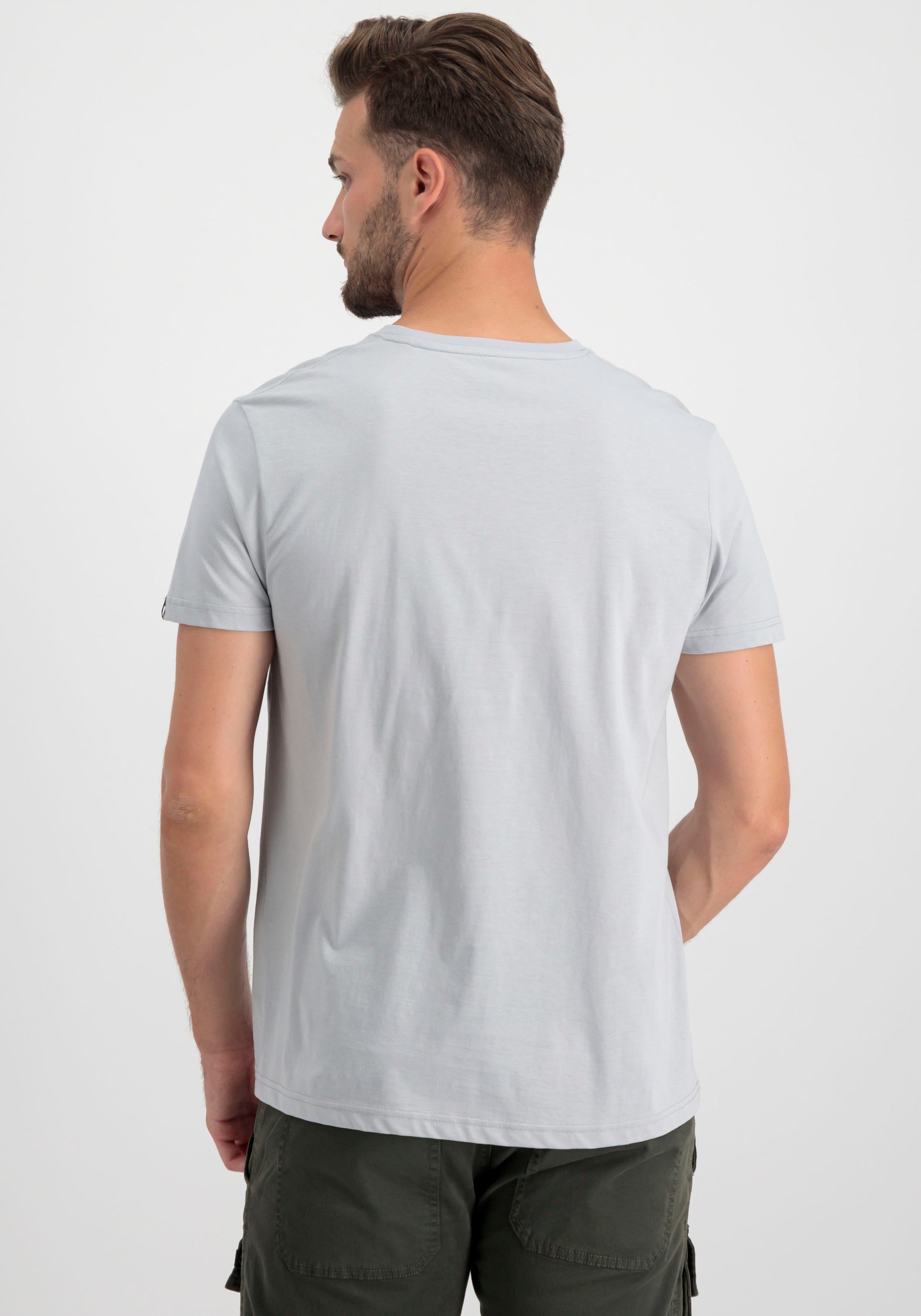 Alpha Industries Basic Short Sleeve T-Shirt Pastel Grey 2XL 3