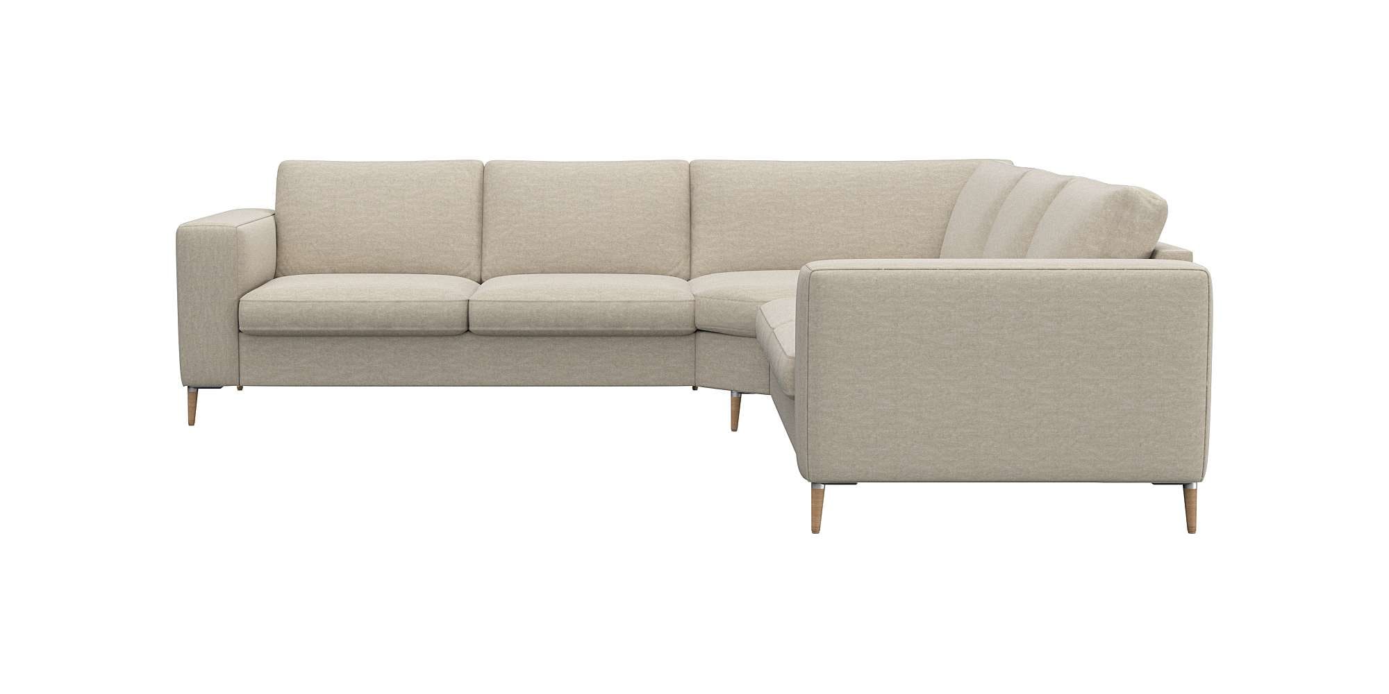 FLEXLUX Ecksofa "Fiore, gleichschenklig, super Sitzkomfort durch Kaltschaum günstig online kaufen