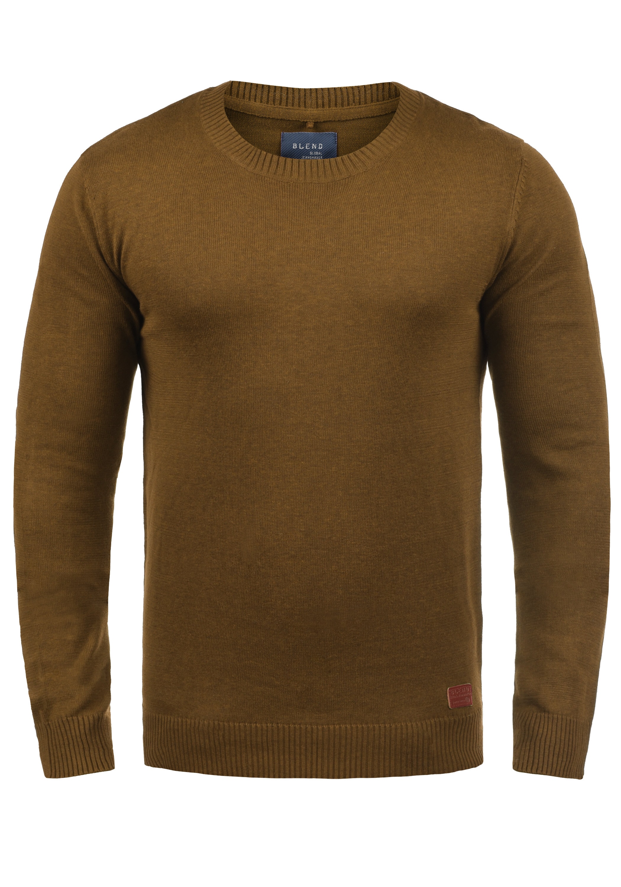 Blend Strickpullover "BHLars", Strickpullover mit aufgestickten Ellenbogenp günstig online kaufen