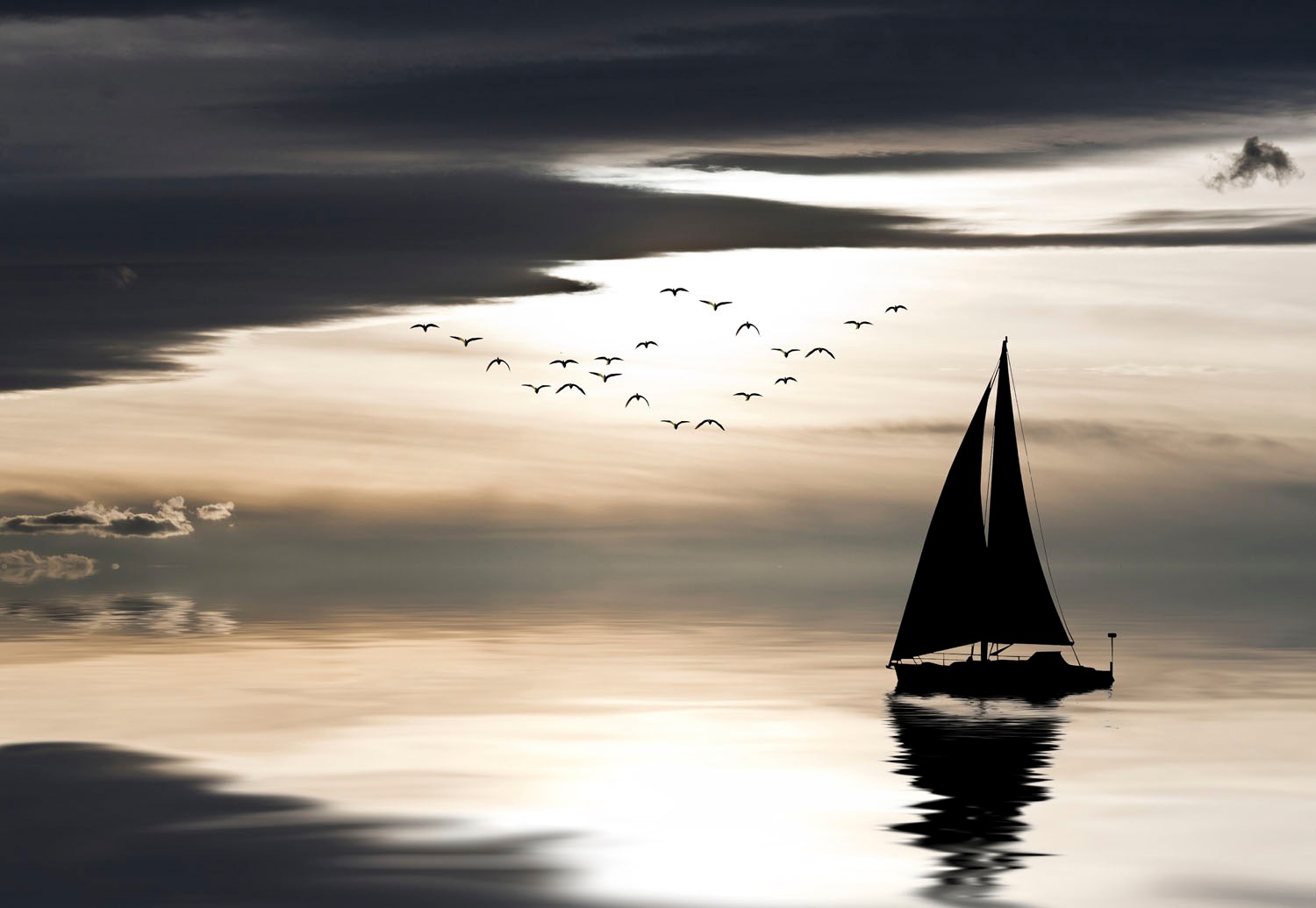 queence Acrylglasbild "Etellix" Meer  Meer Bilder  Schiffe  See  Seebilder günstig online kaufen