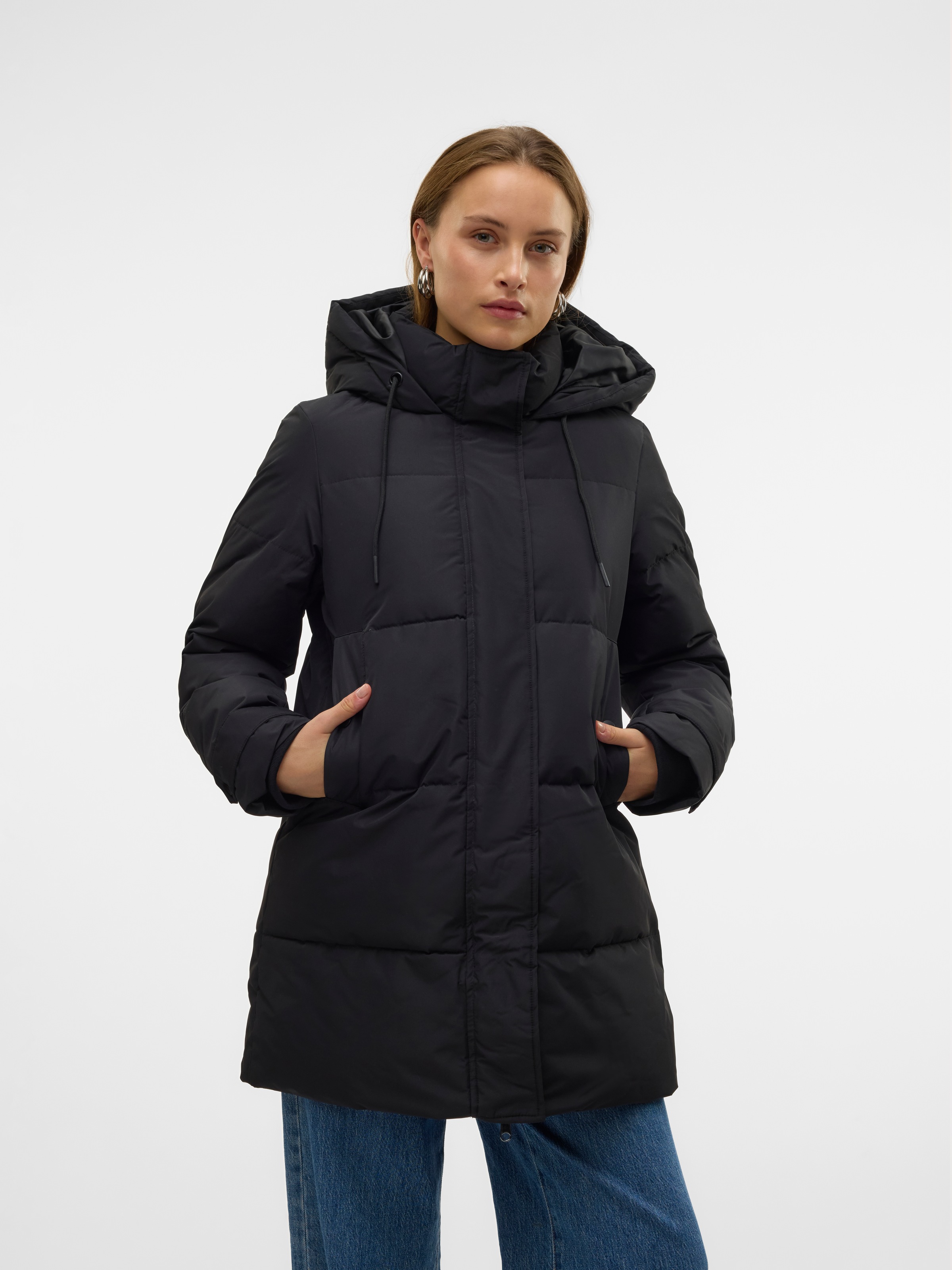 Thumbnail - Vero Moda Steppjacke "VMLEONIELEA DOWN JACKET NOOS GA" mitKapuze
