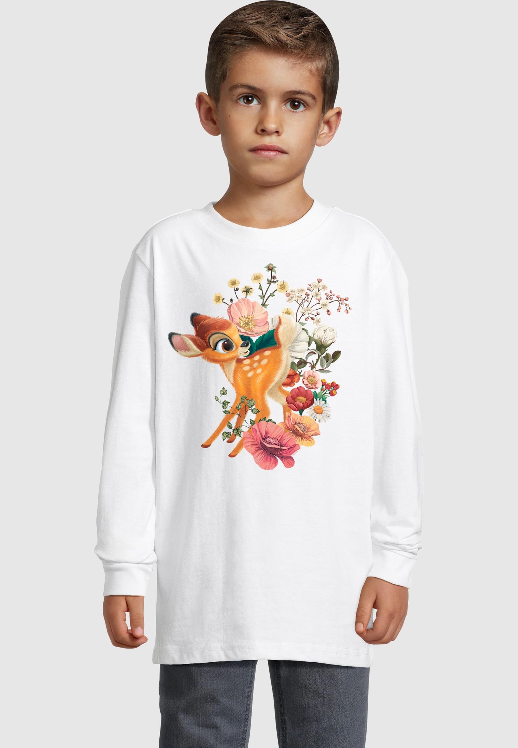 ABSOLUTE CULT Longsleeve »ABSOLUTE CULT Herren Kids Disney - Bambi Meadow Longsleeve«, (1 tlg.)