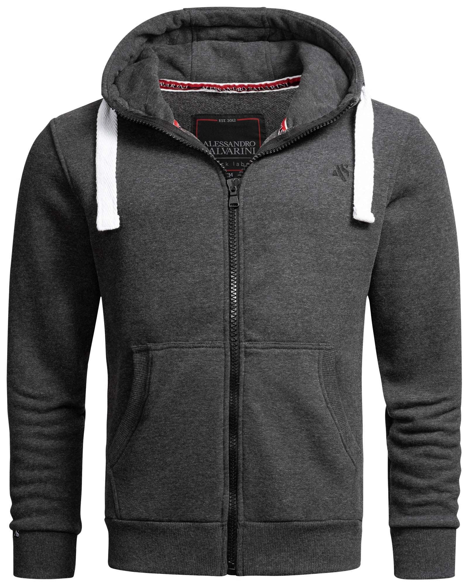 Alessandro Salvarini Sweatjacke "ASVinzent" warmer Hoodie günstig online kaufen