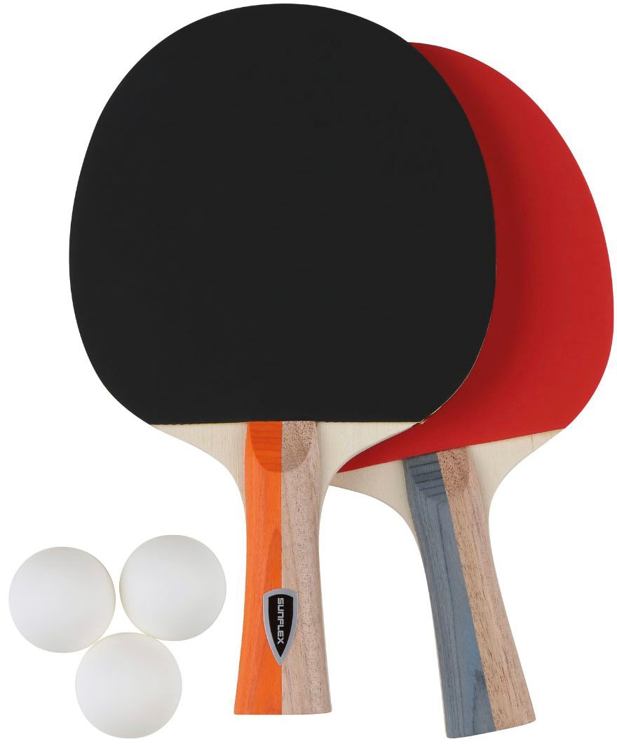 Sunflex Tischtennisschläger "Tischtennis Set Pong, Freizeit Bat Racket"