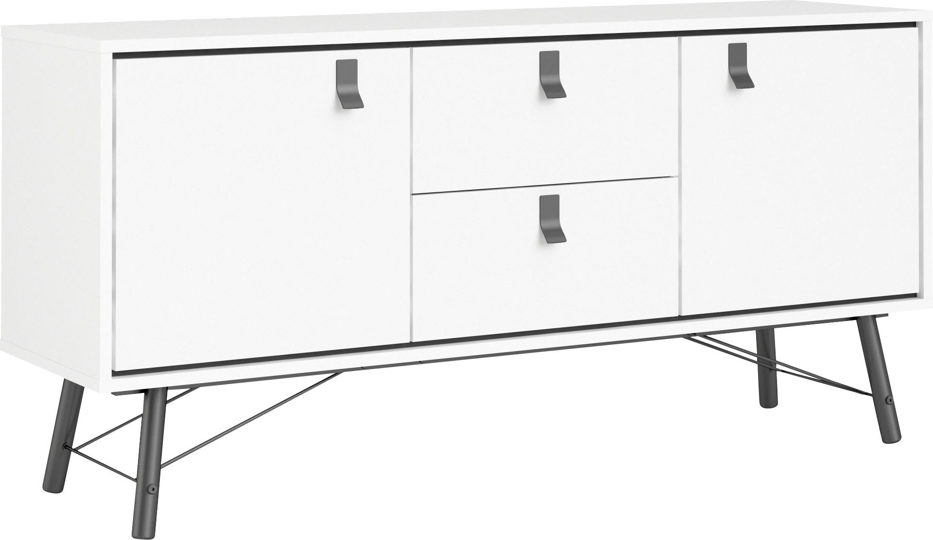andas Sideboard »Ry Aufbewahrung, Schubladenschrank,«, Breite 150 cm, Höhe 72 cm, Kommode mit 2 Türen und 2 Schubläden