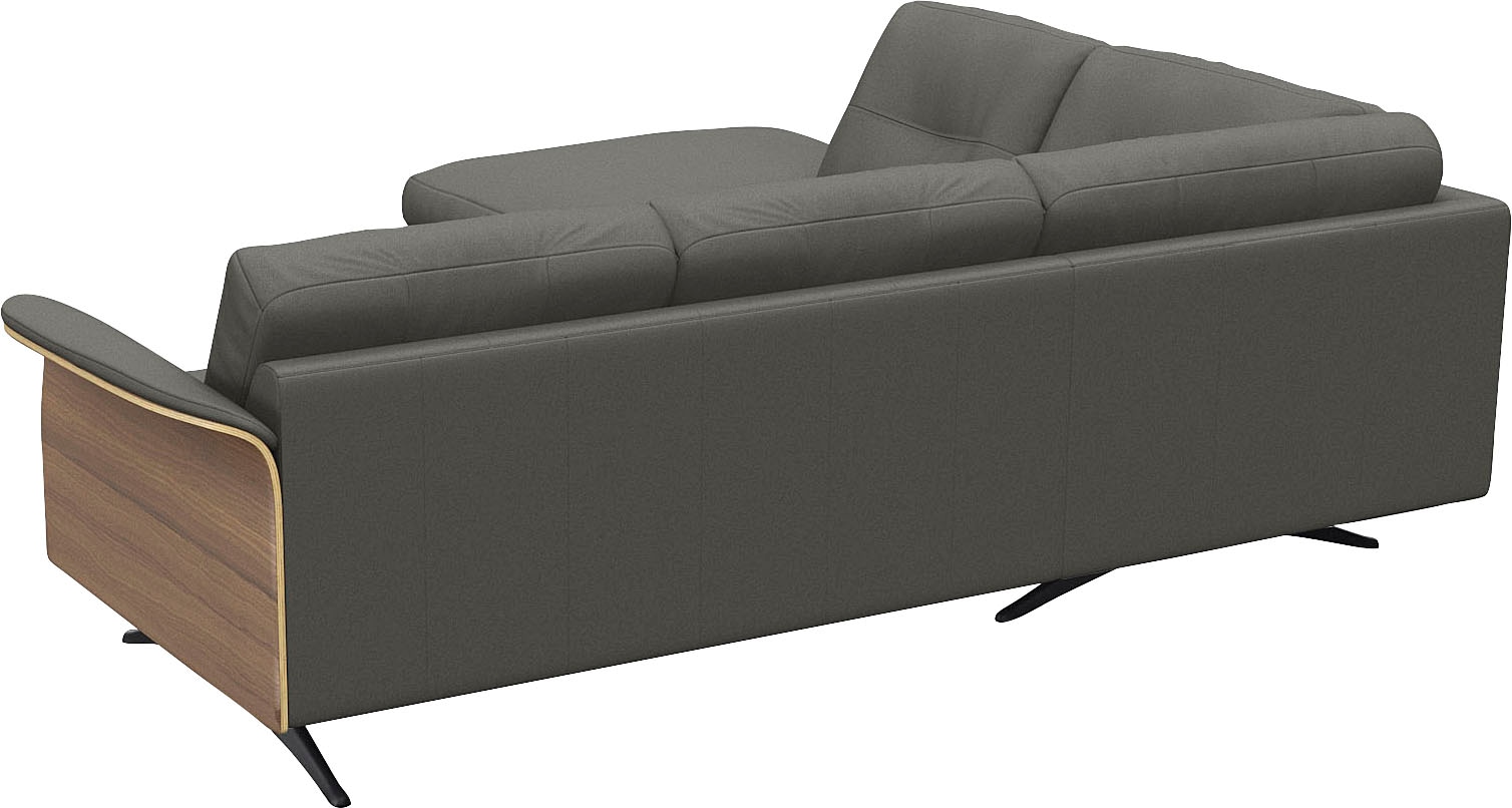 FLEXLUX Ecksofa »Glow, super bequem durch hochwertigem Sitzaufbau mit Federkern, L-Form«, Modernes skandinavisches Design