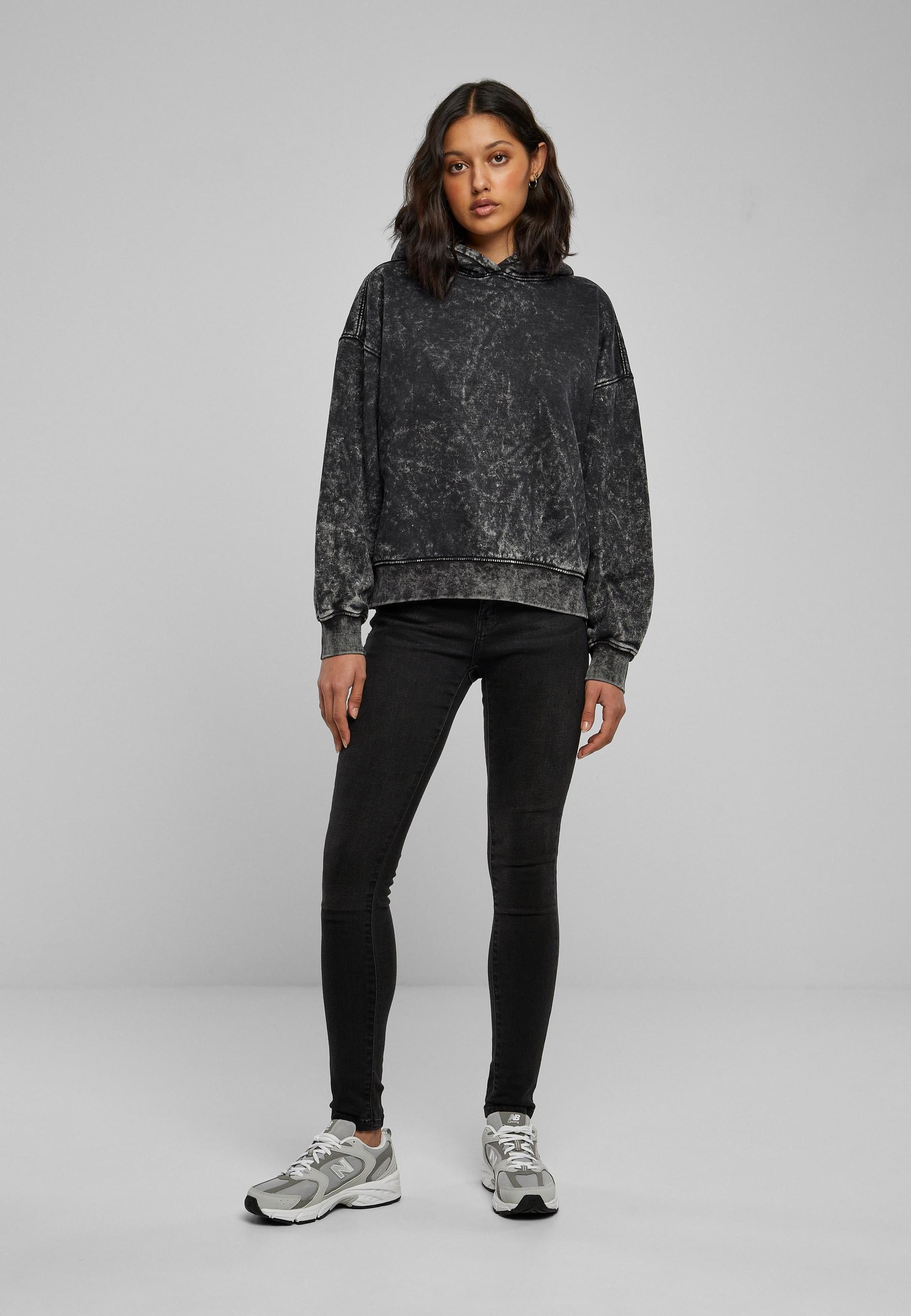URBAN CLASSICS Kapuzenpullover »Urban Classics Damen Ladies Oversized Towel Washed Hoody«, (1 tlg.)
