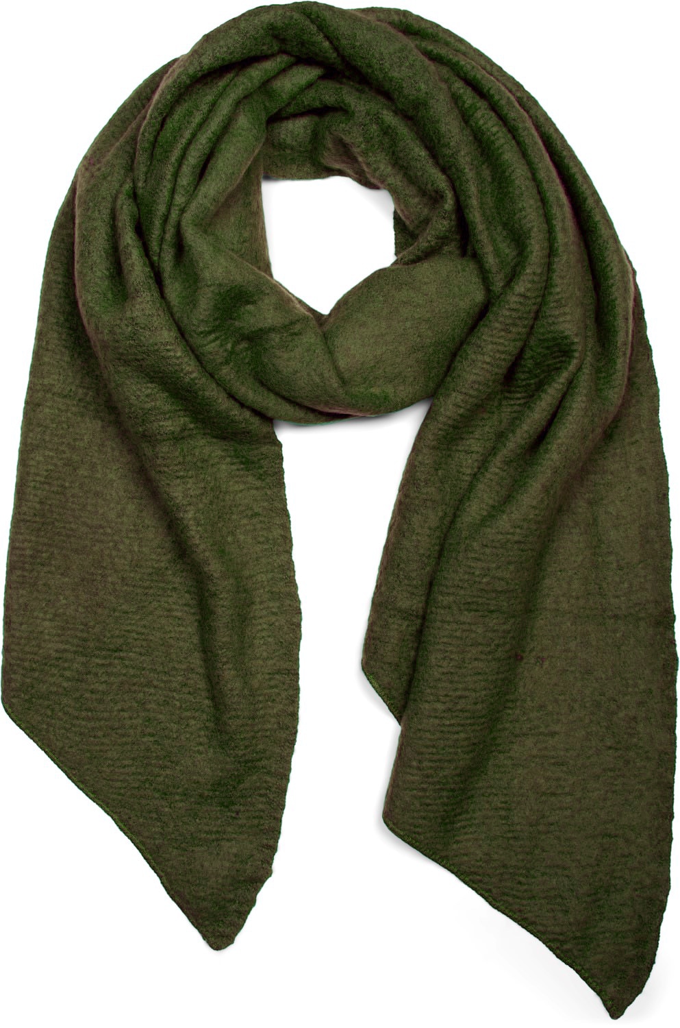 styleBREAKER XXL-Schal "Asymmetrischer unifarbener Web Schal" 1 Stk.