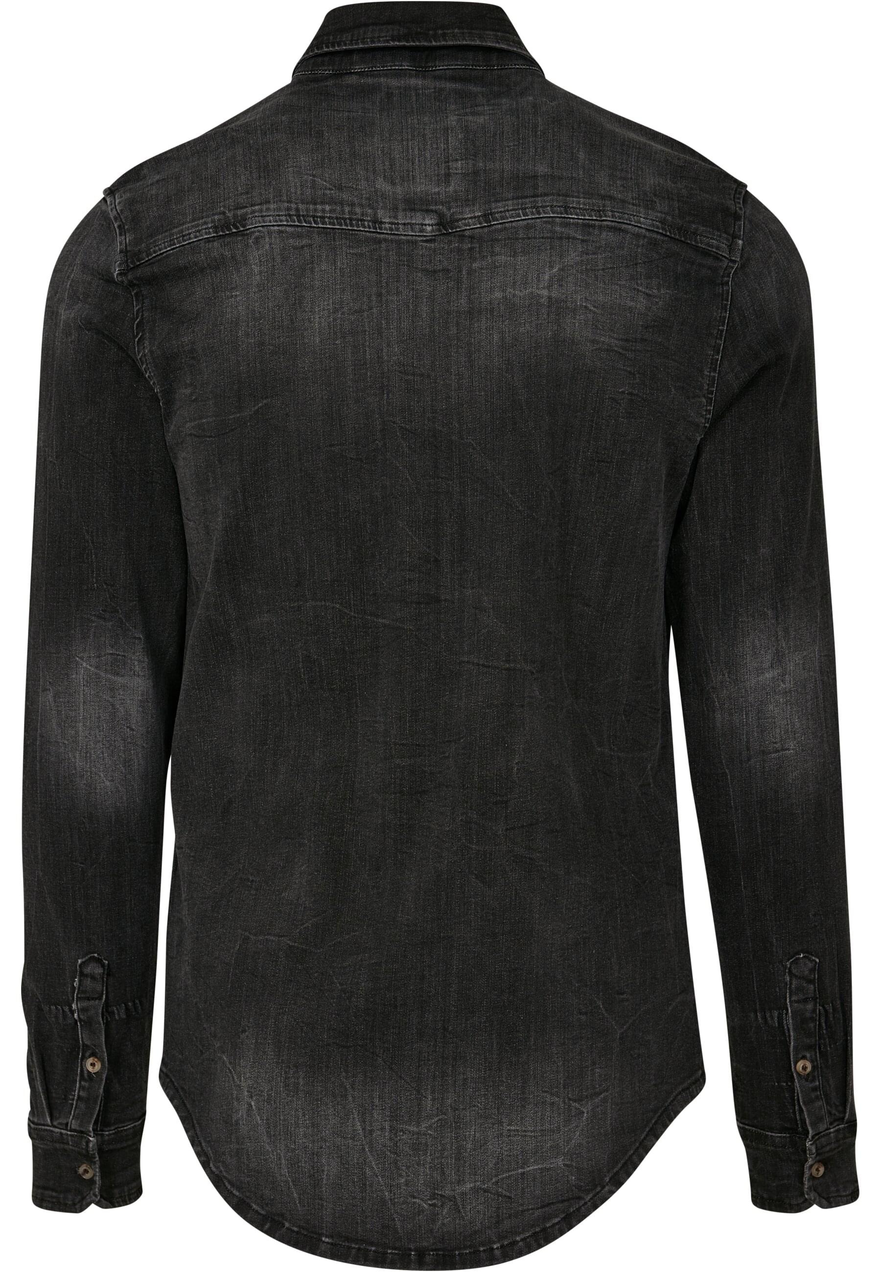 Brandit Langarmhemd "Brandit Herren Riley Denim Shirt" 1 Stk. tlg. günstig online kaufen