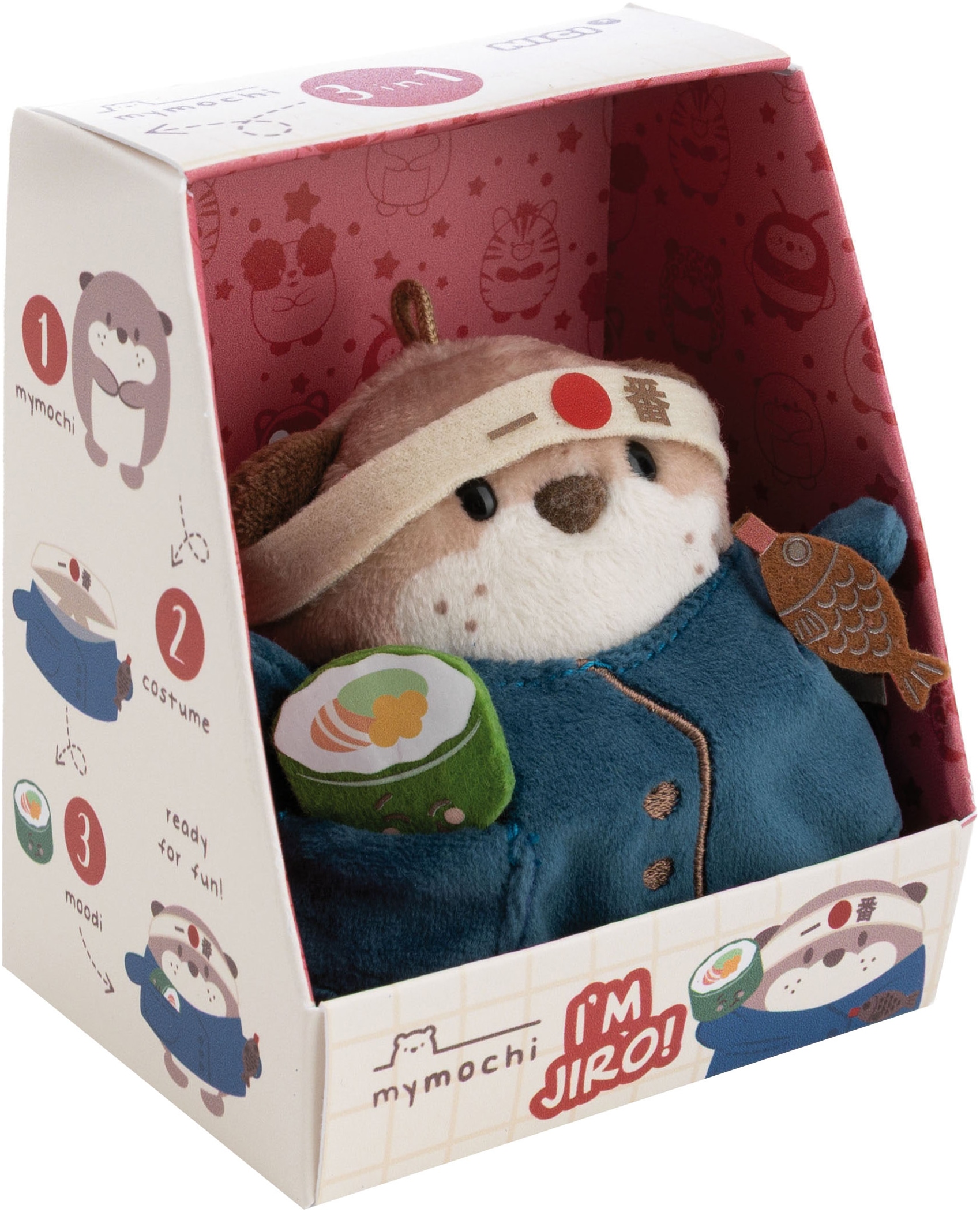 Nici Kuscheltier »mymochi, Otter Jiro, 8 cm« in Geschenkbox