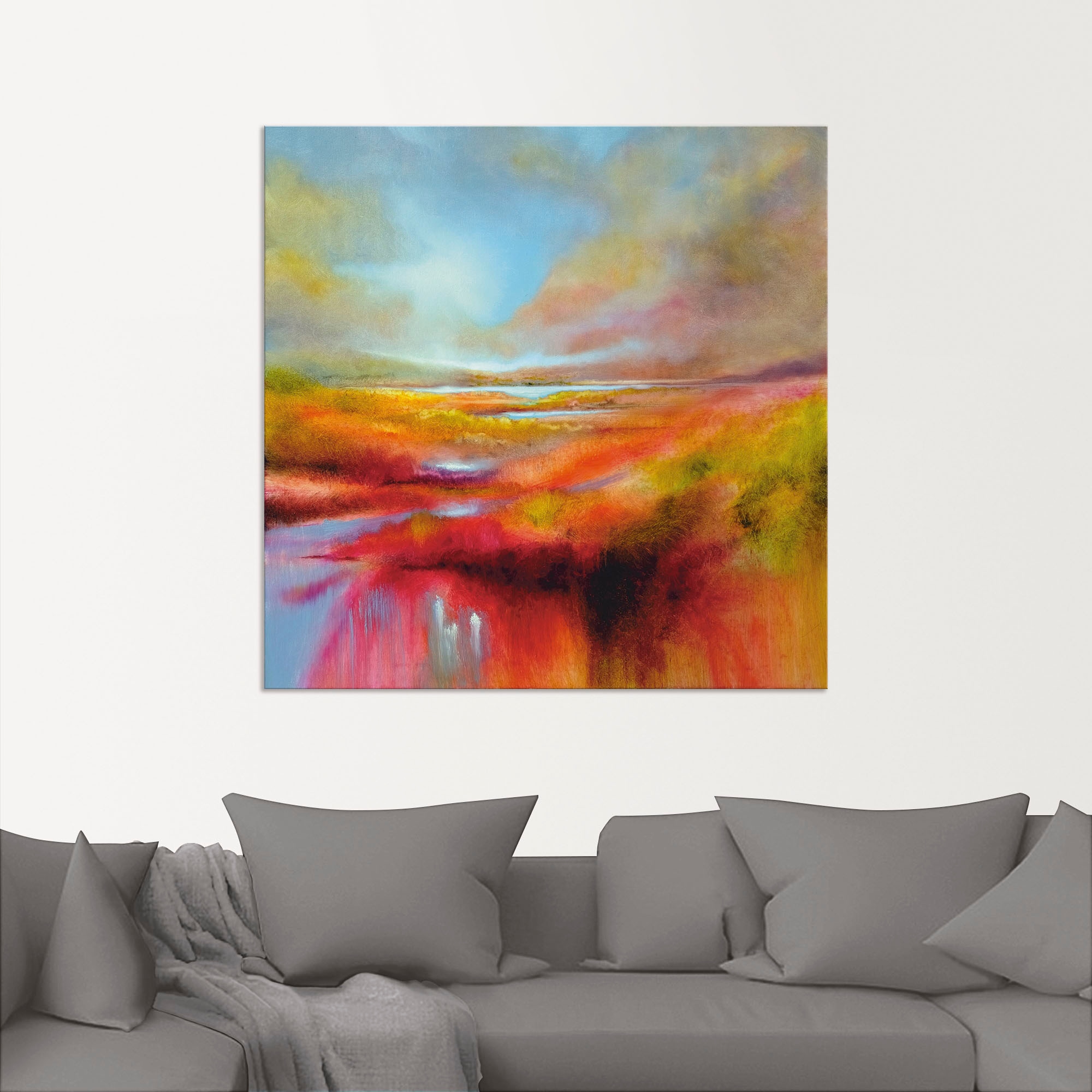 Artland Wandbild »Ein perfekter Tag«, Berge, (1 St.), als Alubild, Leinwandbild, Wandaufkleber oder Poster in versch. Größen