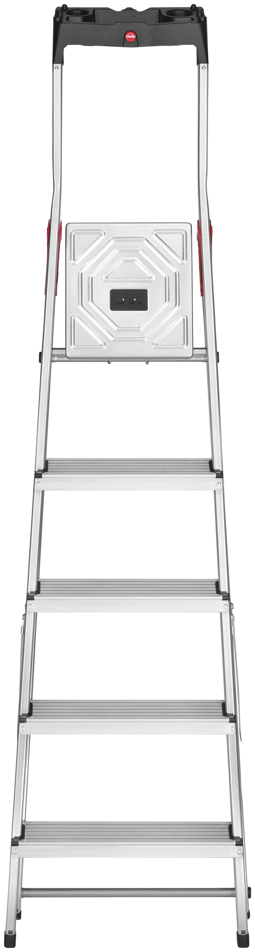 Hailo Stehleiter "L60 StandardLine" Alu-Sicherheits-Stehleiter 5 Stufen günstig online kaufen
