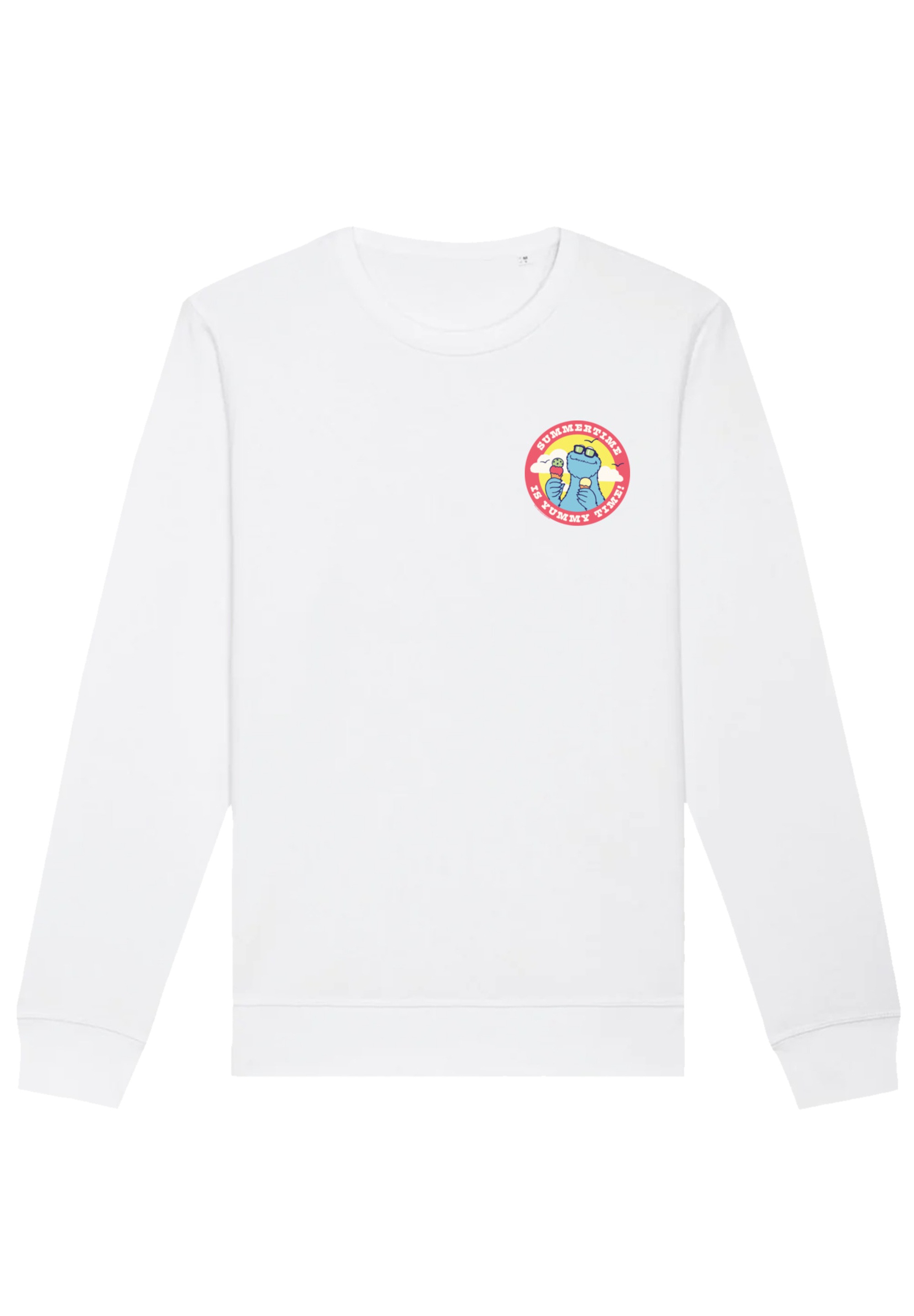F4NT4STIC Sweatshirt »Sesamstraße Cookie Monster Yummy«, Premium Qualität