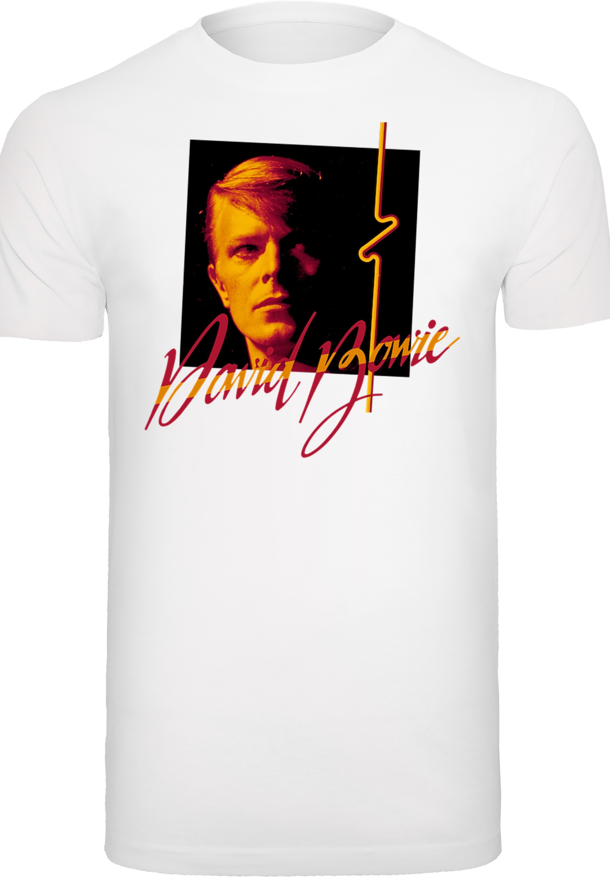 F4NT4STIC T-Shirt »David Bowie Photo Angle 90s«, Herren,Premium Merch,Regular-Fit,Basic,Bandshirt