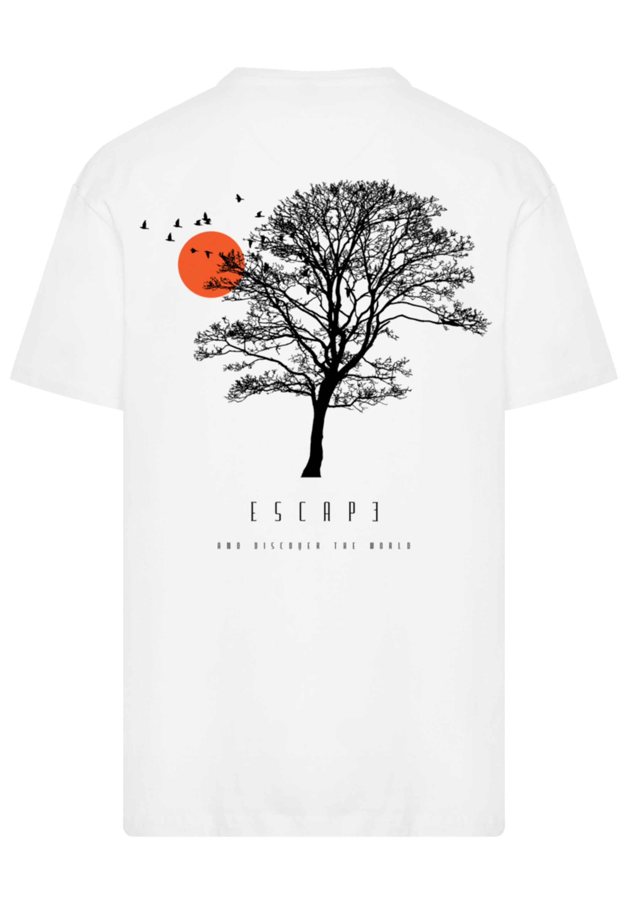 F4NT4STIC T-Shirt »Oversize Escape Discover the World Tree Birds« Premium Qualität, ESCAPE Collection