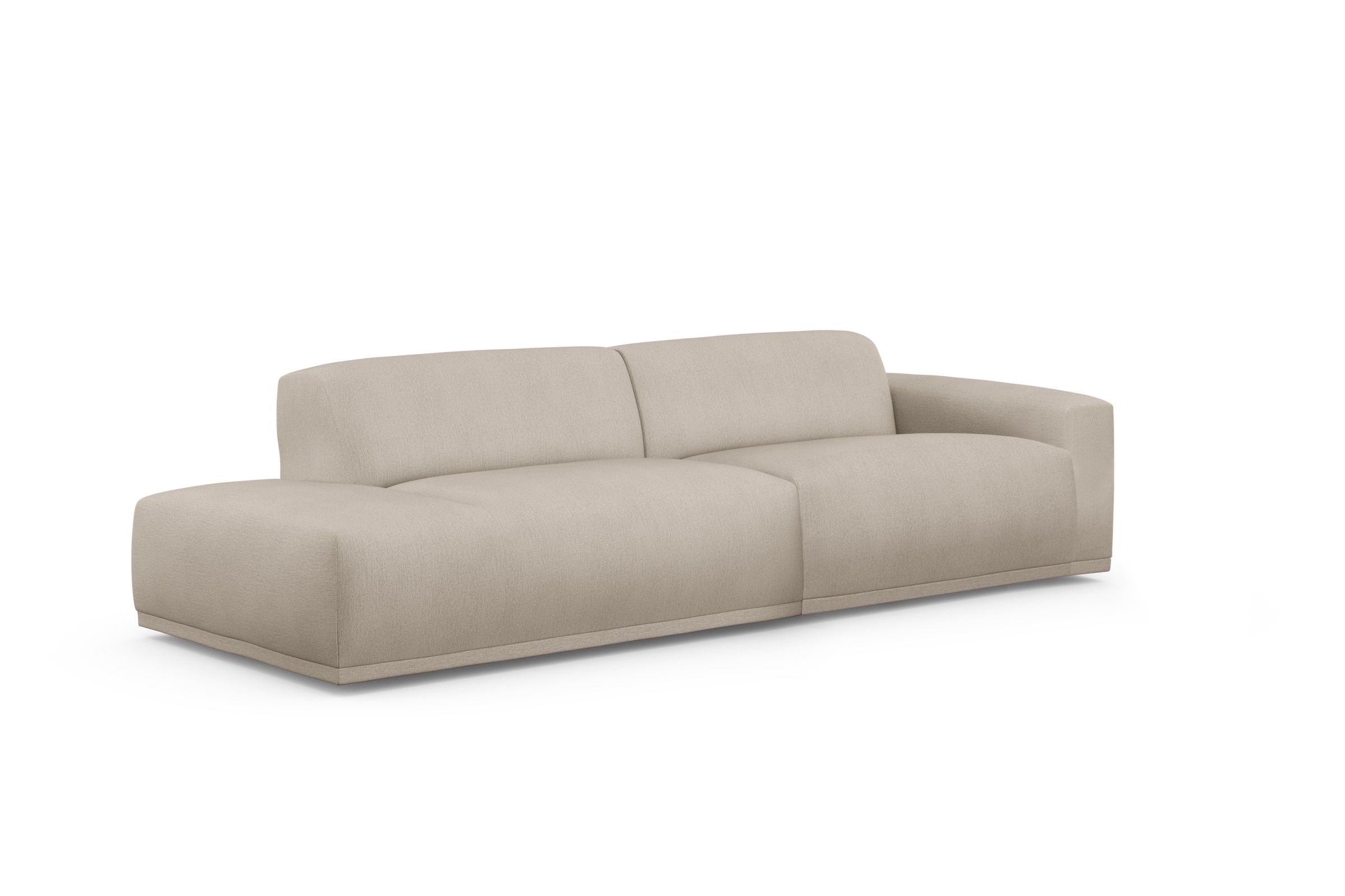 TRENDMANUFAKTUR Big-Sofa »Braga, mit hochwertigem Kaltschaum, Megasofa, in Cord erhältlich«, modernes Big-Sofa, Couch mit hohem Sitzkomfort, 277/72/107 cm (B/H/T)