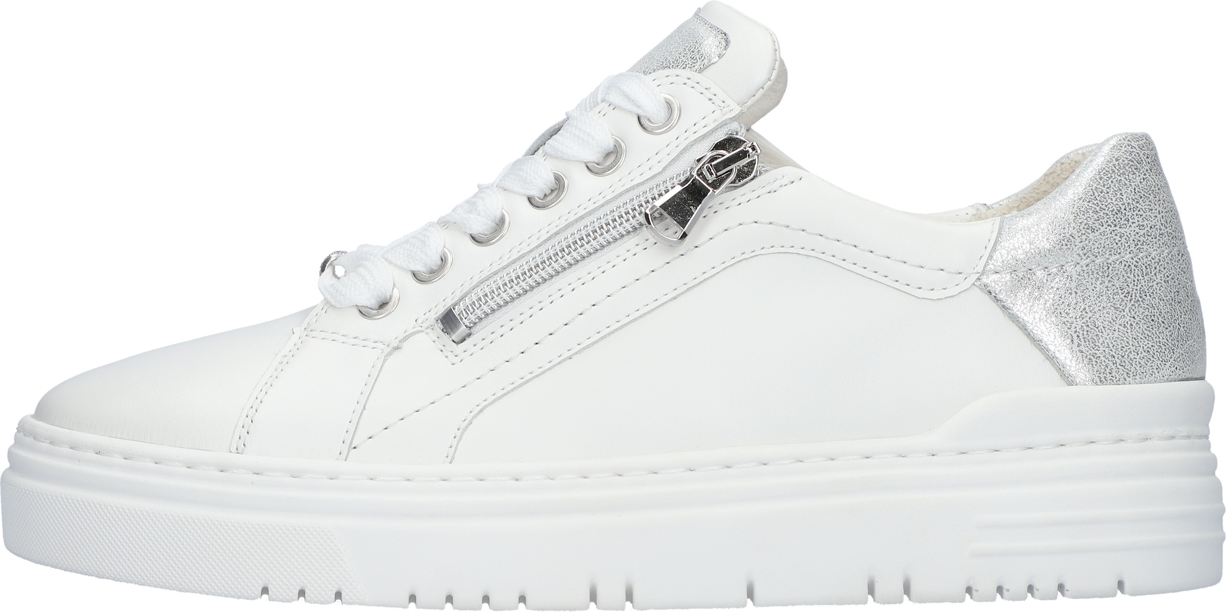 Waldläufer Plateausneaker »H-TAMIRA«, Schnürschuh, Halbschuh, Komfortschuh, bequeme H-Weite