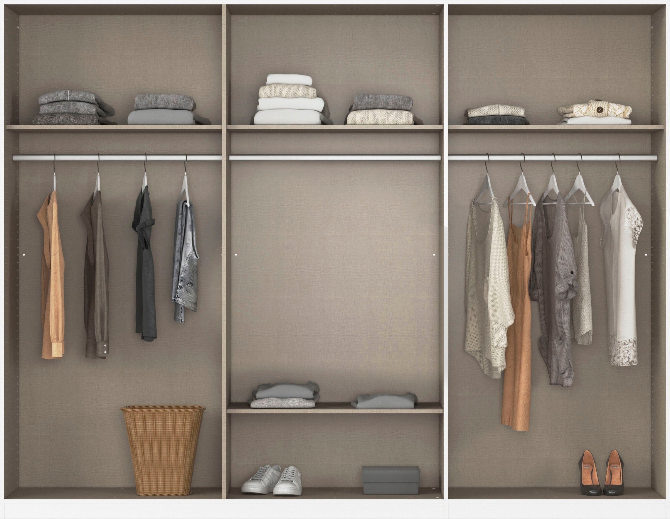 rauch Schlafzimmer-Set "Komplettschlafzimmer Schlafzimmer BURANO mit Schran günstig online kaufen