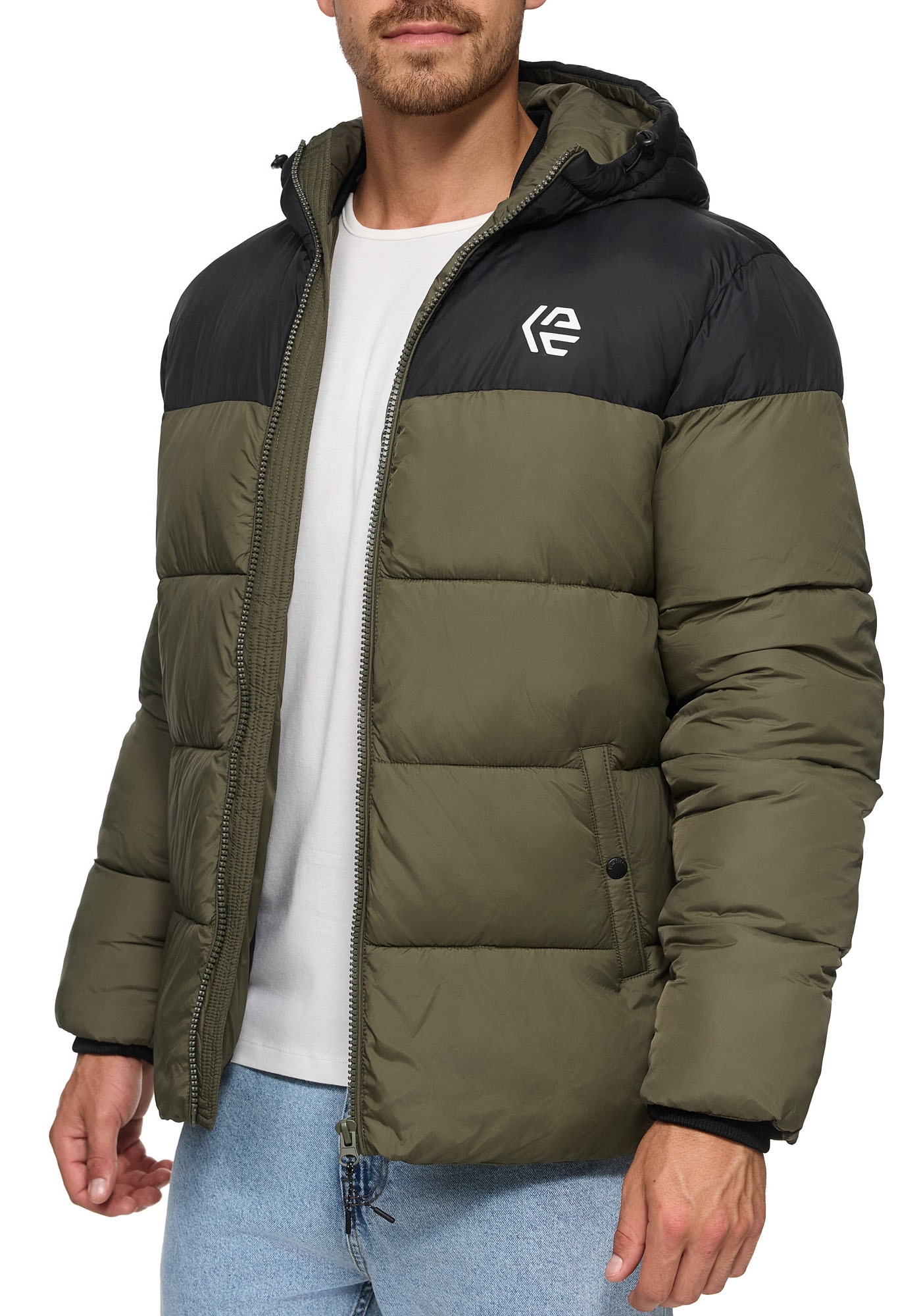 Indicode Steppjacke »INAlanin«, mit Kapuze