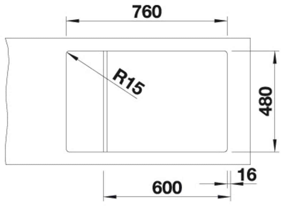 Blanco Granitspüle »ELON XL 6 S« 1 Stk. tlg. erhältlich in mehreren Farben, inklusive gratis Edelstahl-Tropfgitter