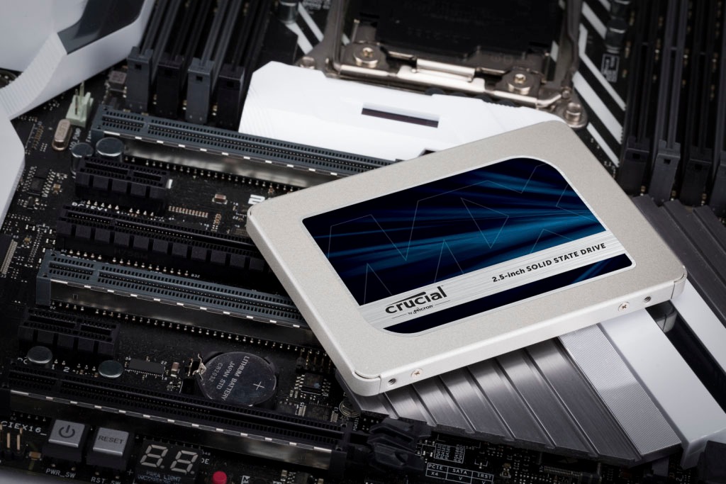 Crucial interne SSD »MX500 500GB SSD«, 2,5 Zoll, Anschluss SATA, 3D NAND SATA