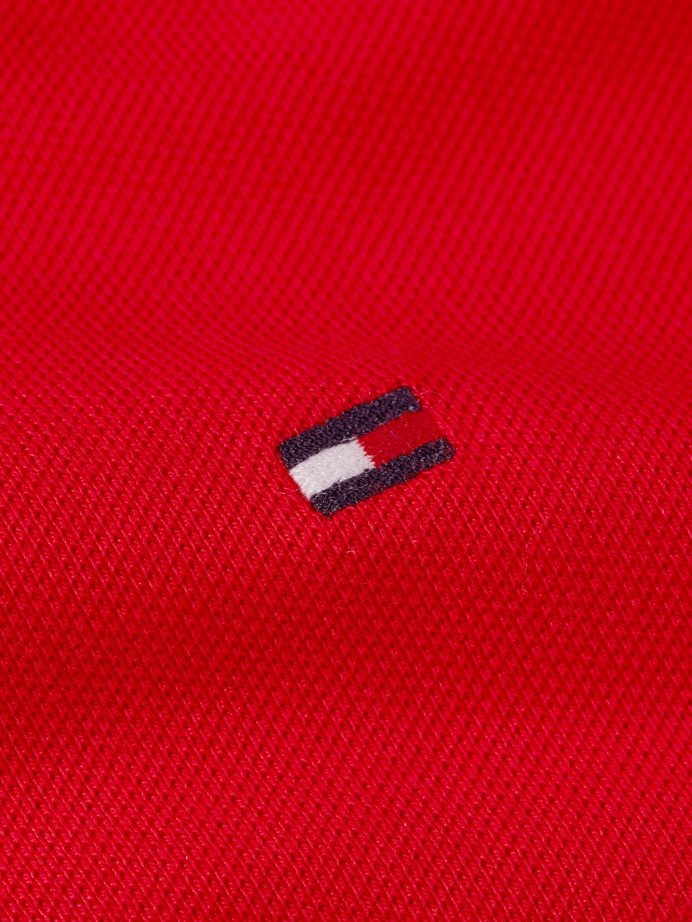 Tommy Hilfiger Poloshirt »REG STRIPE SLV POLO CAP SLEEVE« mit kontrastfarbenen Einsätzen