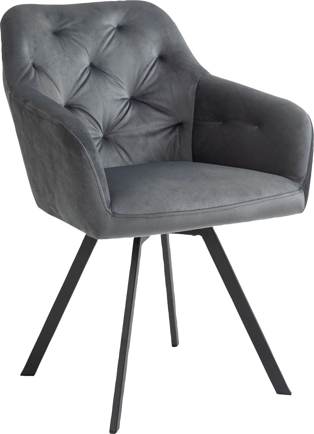 SalesFever Esszimmerstuhl "Toronto Stuhl - Stilvoller Armlehnstuhl mit Step günstig online kaufen