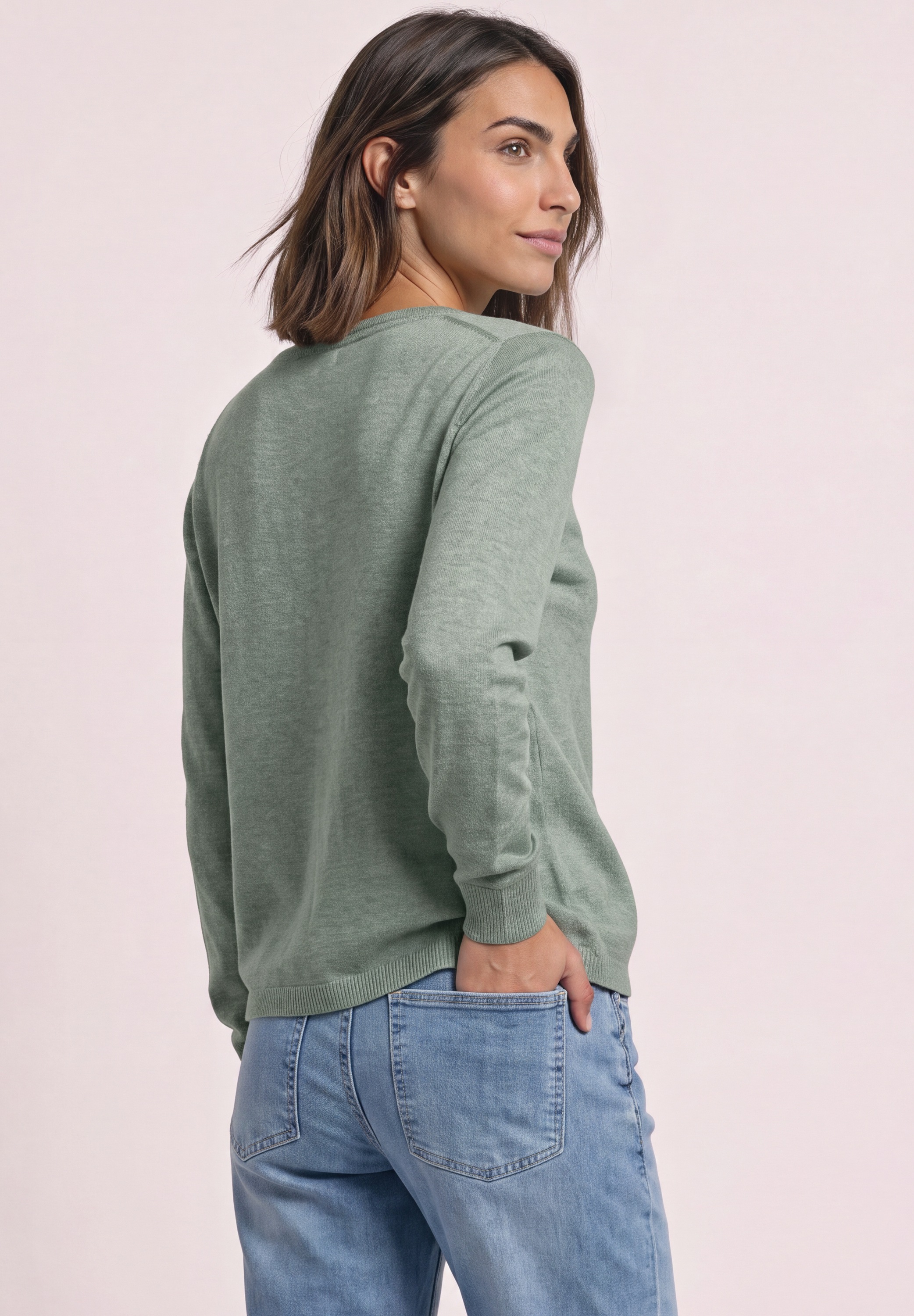 STREET ONE Strickpullover im soften Baumwoll-Mix