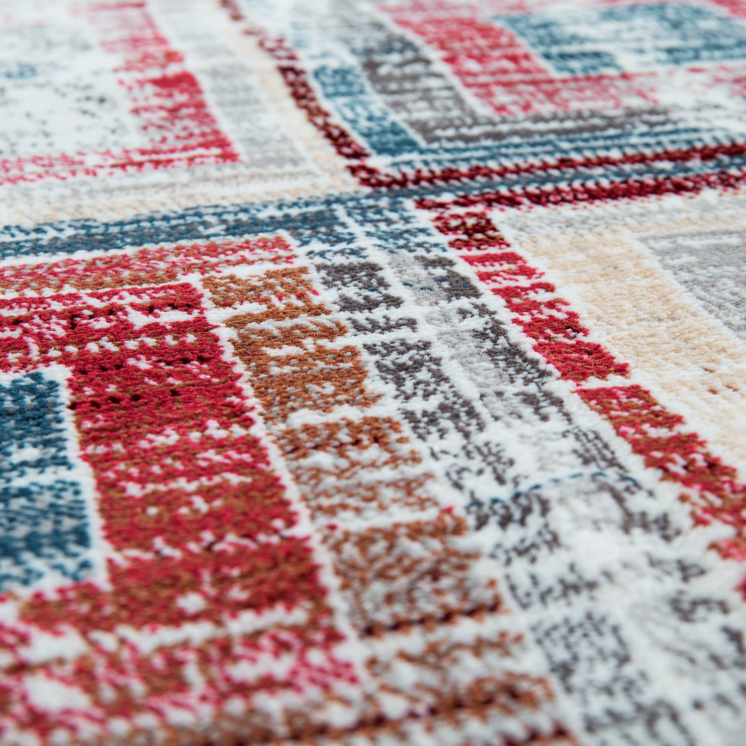 Paco Home Teppich »Zara 221«, rechteckig, 11 mm Höhe, modernes abstraktes Design, Wohnzimmer