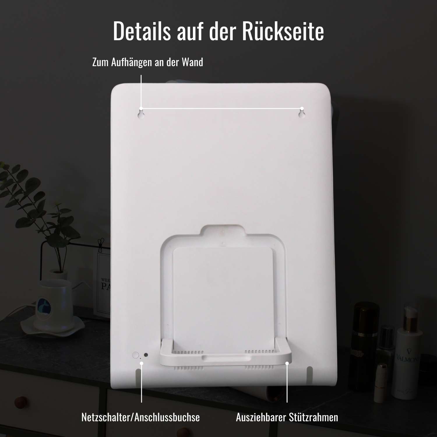 Loevschall Schminkspiegel »Anna Hollywood Spiegel mit LED-Beleuchtung & Bluetooth-Lautsprecher«