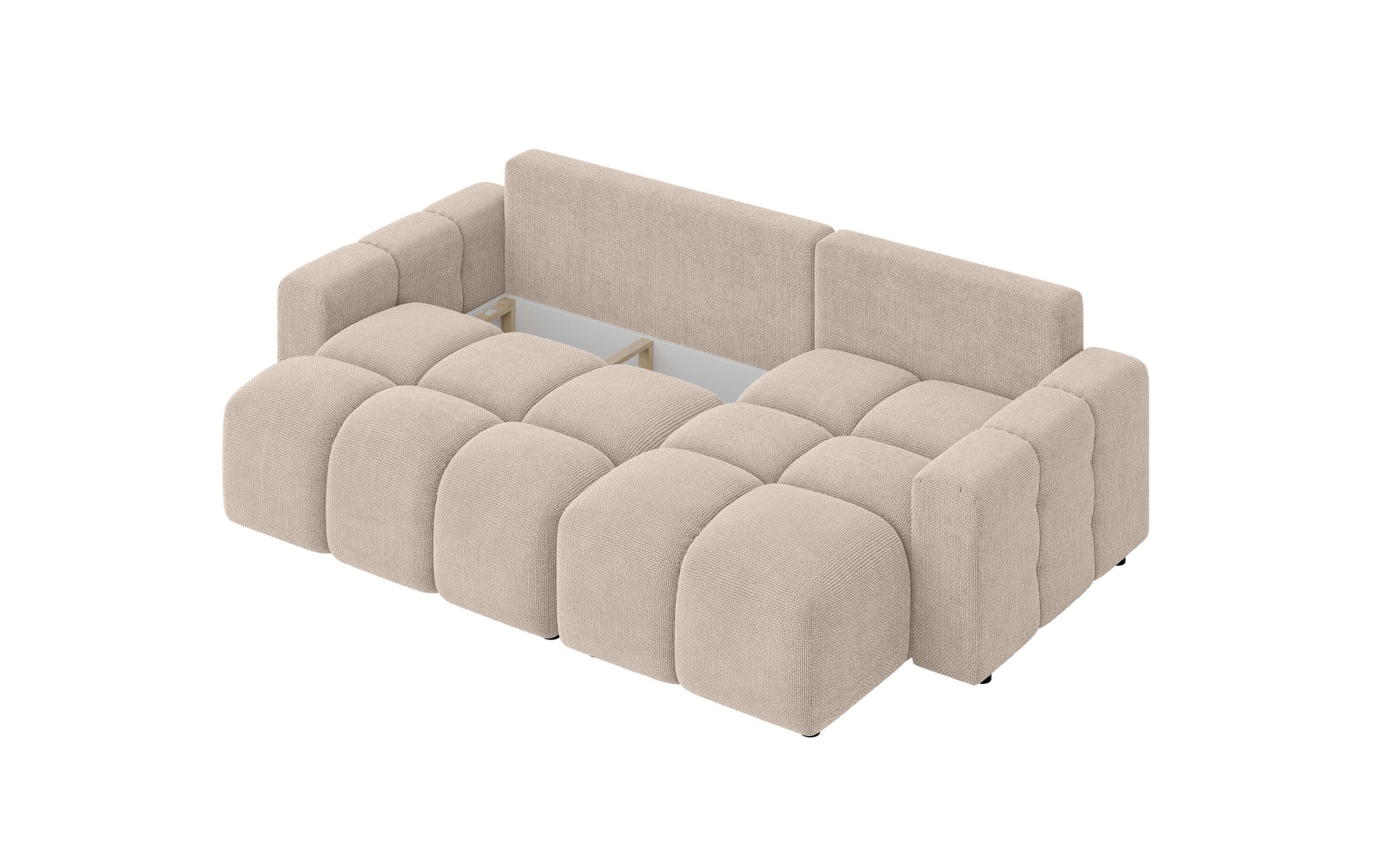 INOSIGN Ecksofa »FELICI, Schlafsofa 233cm, L-Form mit Recamiere beidseitig montierbar«, Designsofa mit Bettfunktion und Bettkasten, Maße B/T/H: 233/142/88 cm