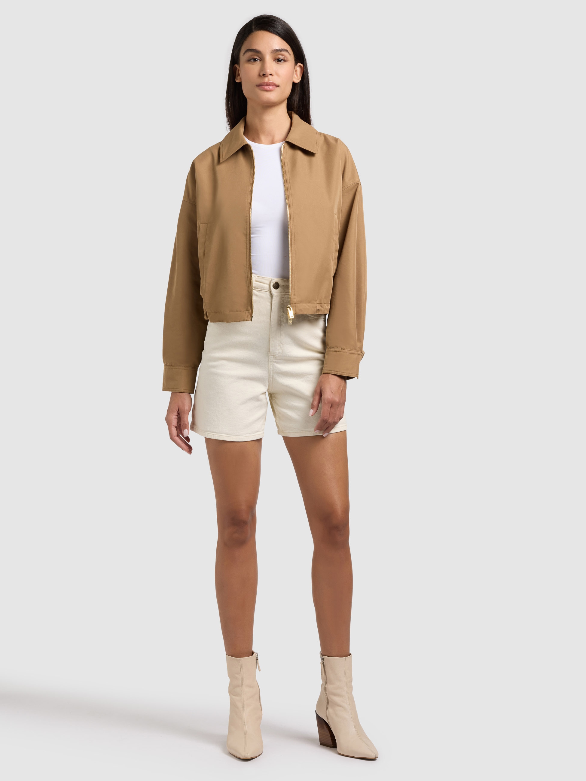 khujo Blouson »TOVEE« ohne Kapuze