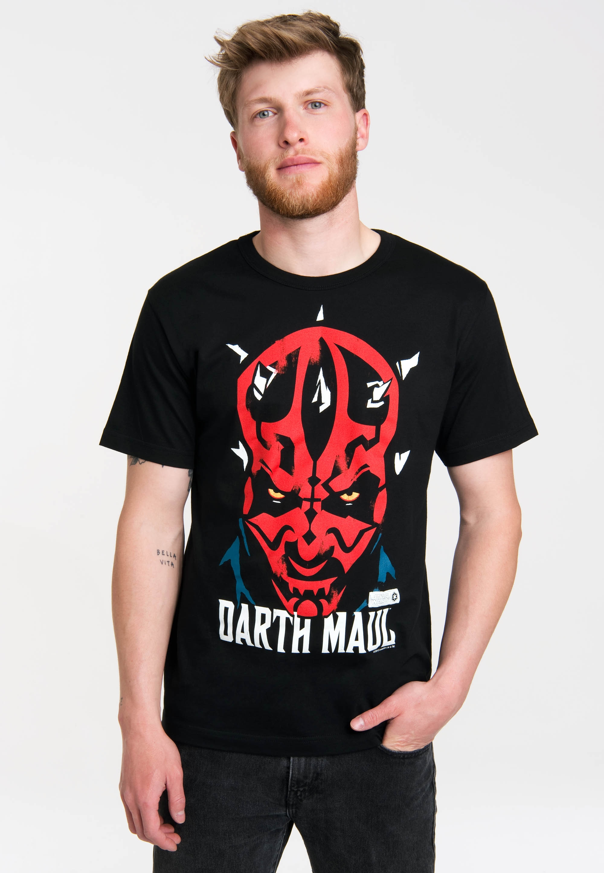 LOGOSHIRT T-Shirt »Darth Maul - Krieg der Sterne«, mit Star Wars-Print