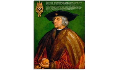Leinwandbild »Kaiser Maximilian I. 1519.«, Menschen, (1 St.)