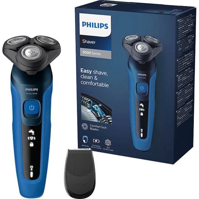 Philips Elektrorasierer »Shaver Series 5000 S5466/17«, 1 St. Aufsätze,  SmartClick-Präzisionstrimmer | Im Sale