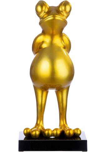 Tierfigur »Skulptur Frosch gold«